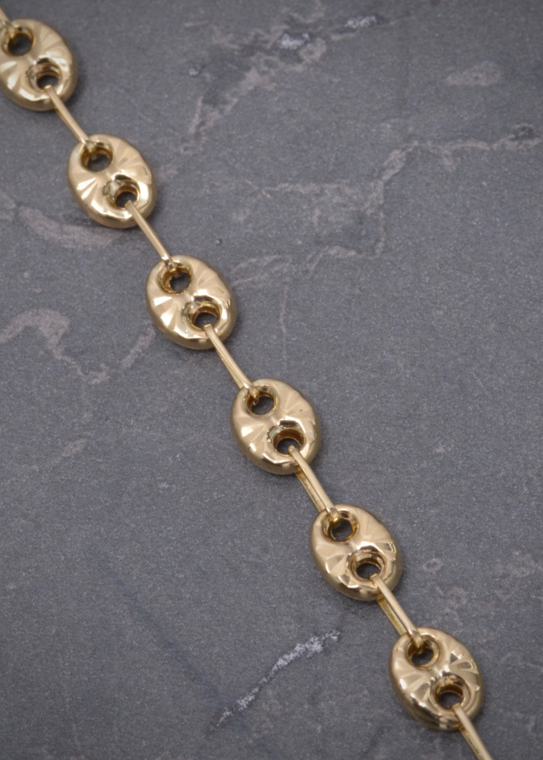 Pulso gc diamantada 5.05gr / Largo 22cm / Oro Amarillo Nac M