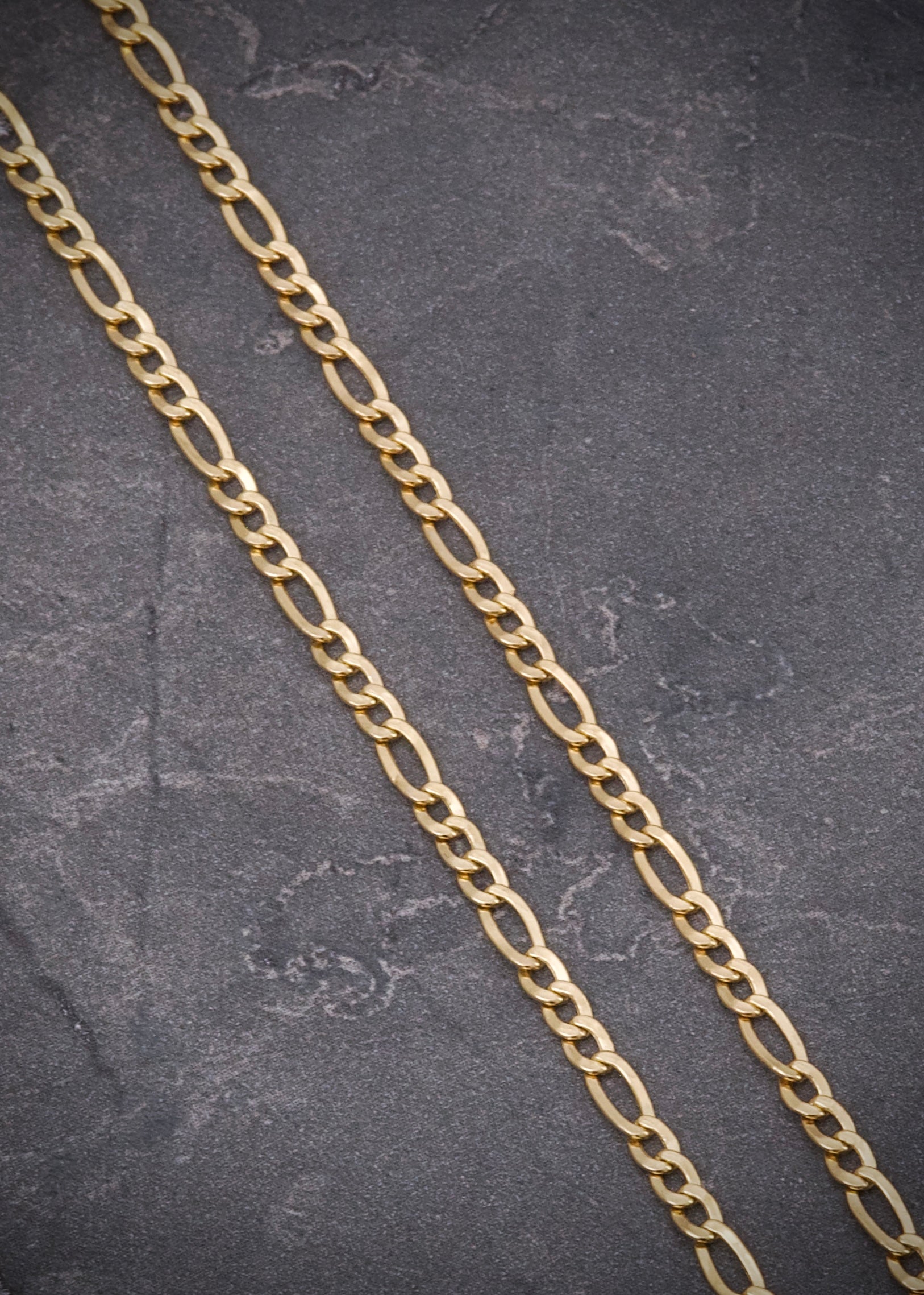 Cadena FIGaRo 3.25gr / LArgo 50cm / Oro Amarillo italy cte M