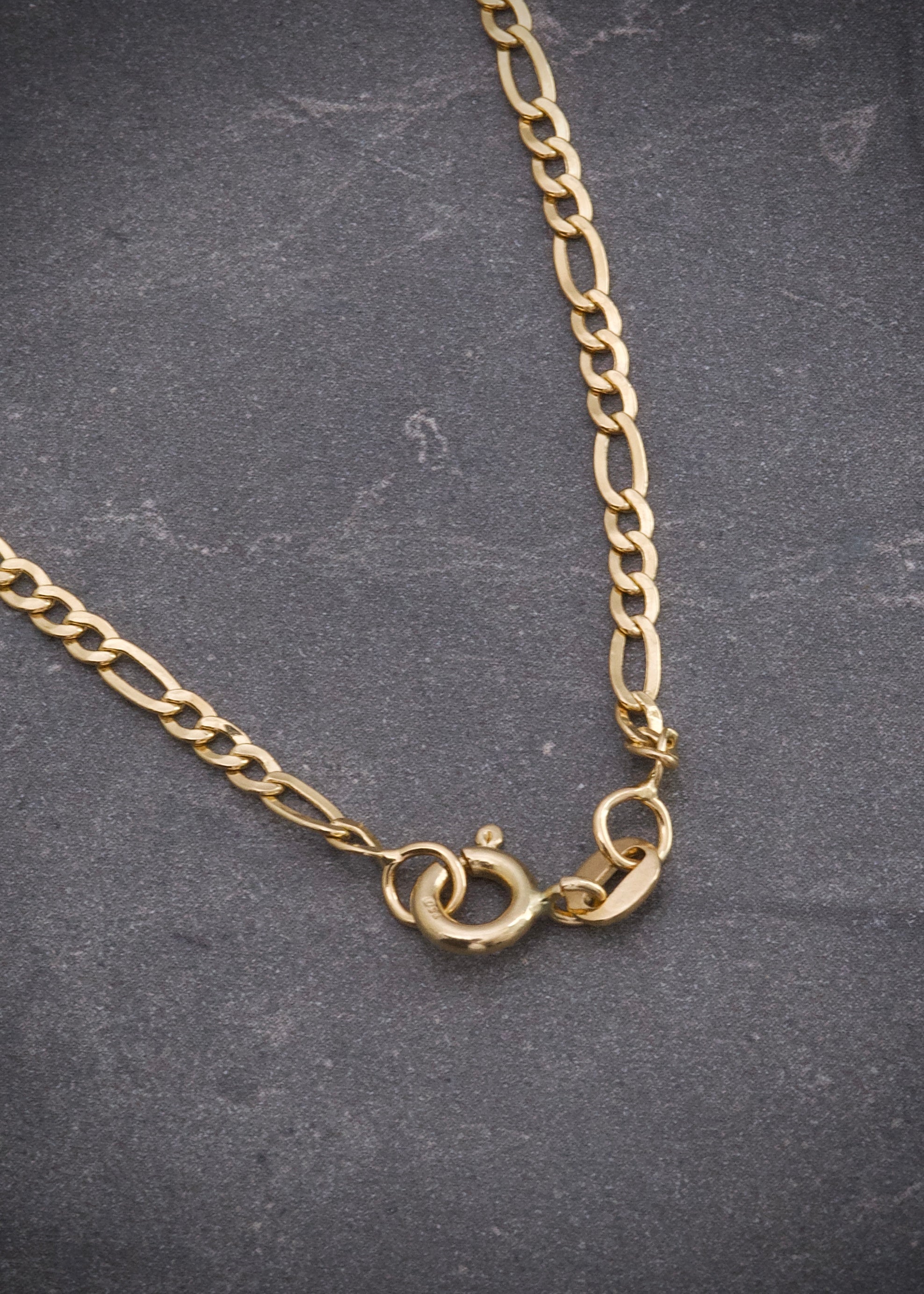 Cadena FIGaRo 3.25gr / LArgo 50cm / Oro Amarillo italy cte M