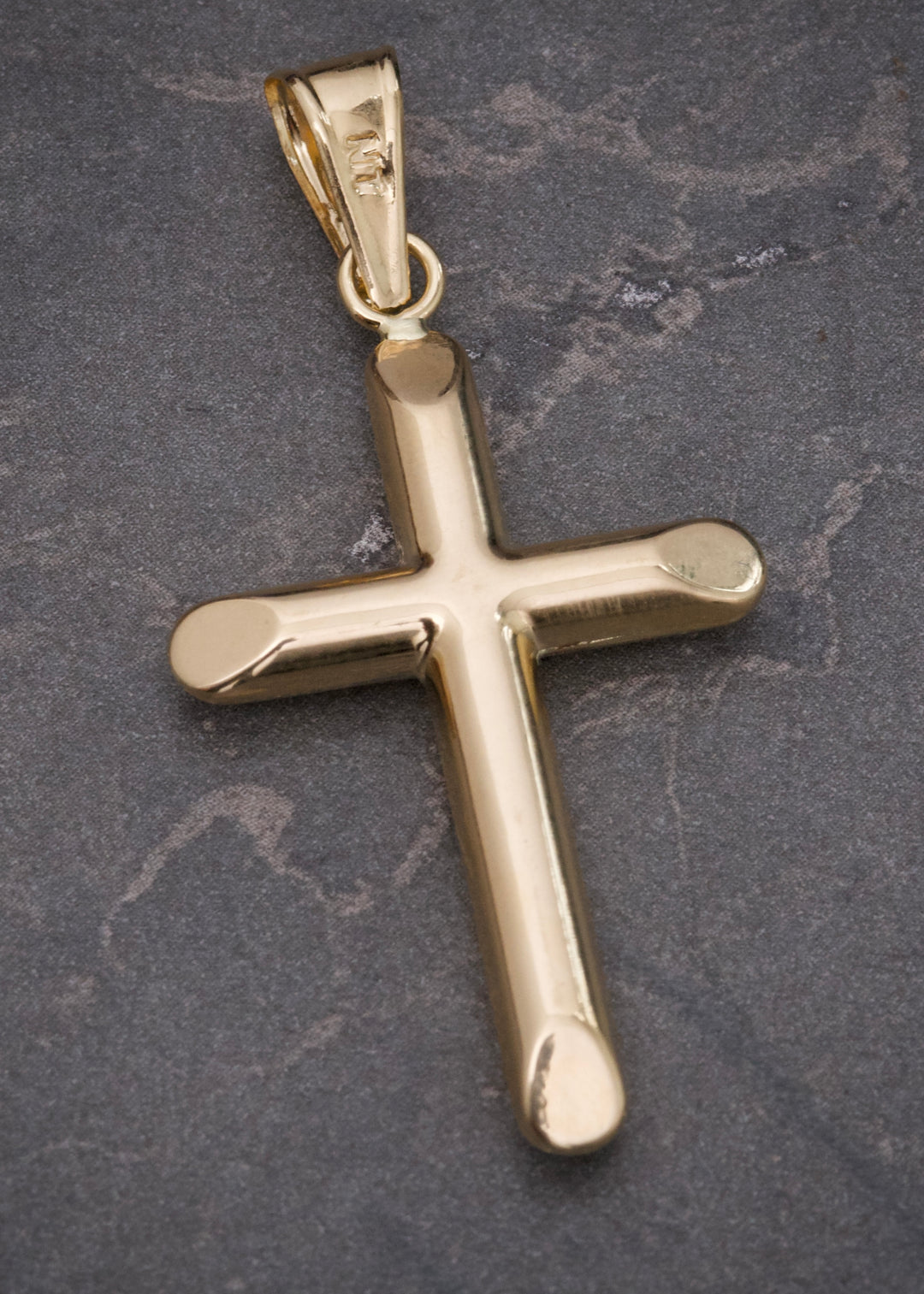 Dije Cruz 2.4gr / 4.7cm / 23mm — Oro Amarillo