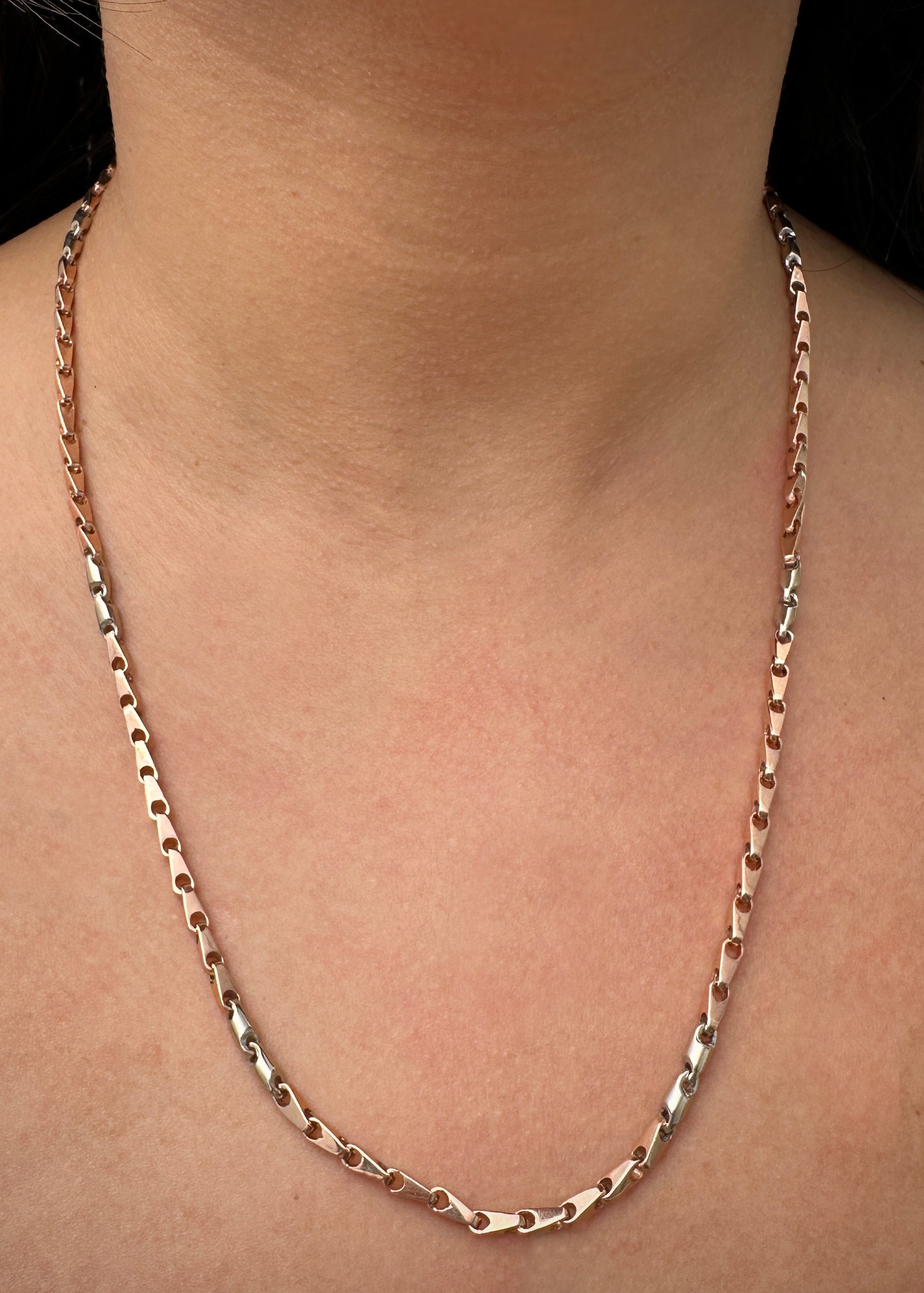 Cadena rustica 31.9gr / Largo 55cm / Dos Oros Nac M