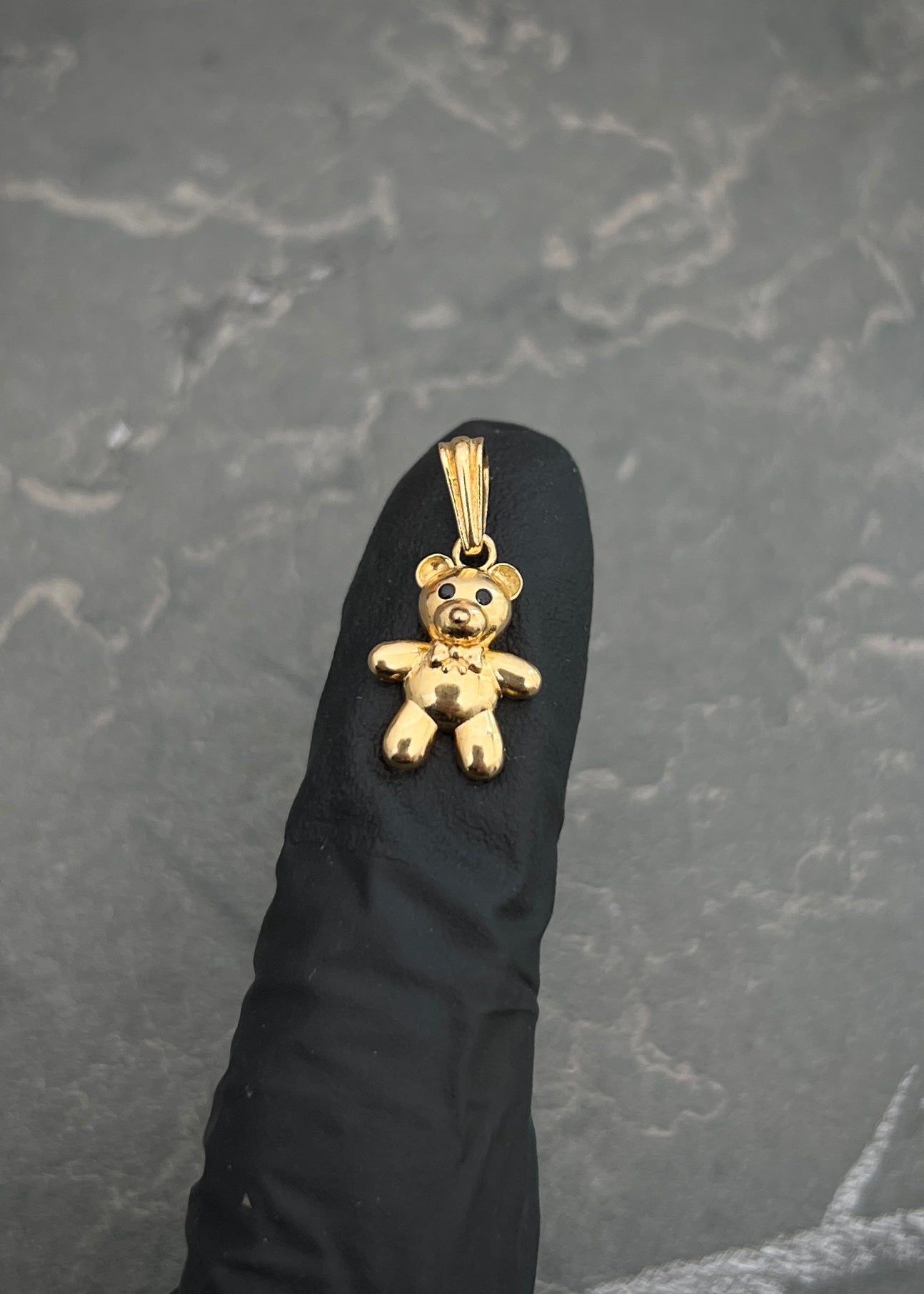 Dije oso 1.2gr / Largo 1.8cm / Oro Amarillo Nac M