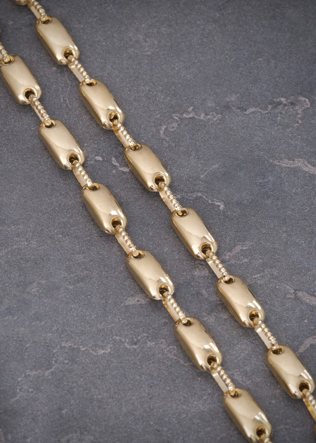 Cadena Rustica 14.8gr / 60cm / 4.4mm — Oro Amarillo