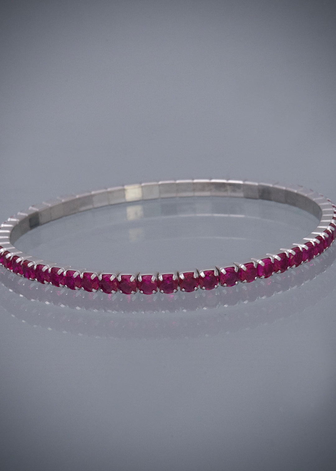 Pulso con 560pts de rubie 4.85gr / Largo 16cm / — — Plata