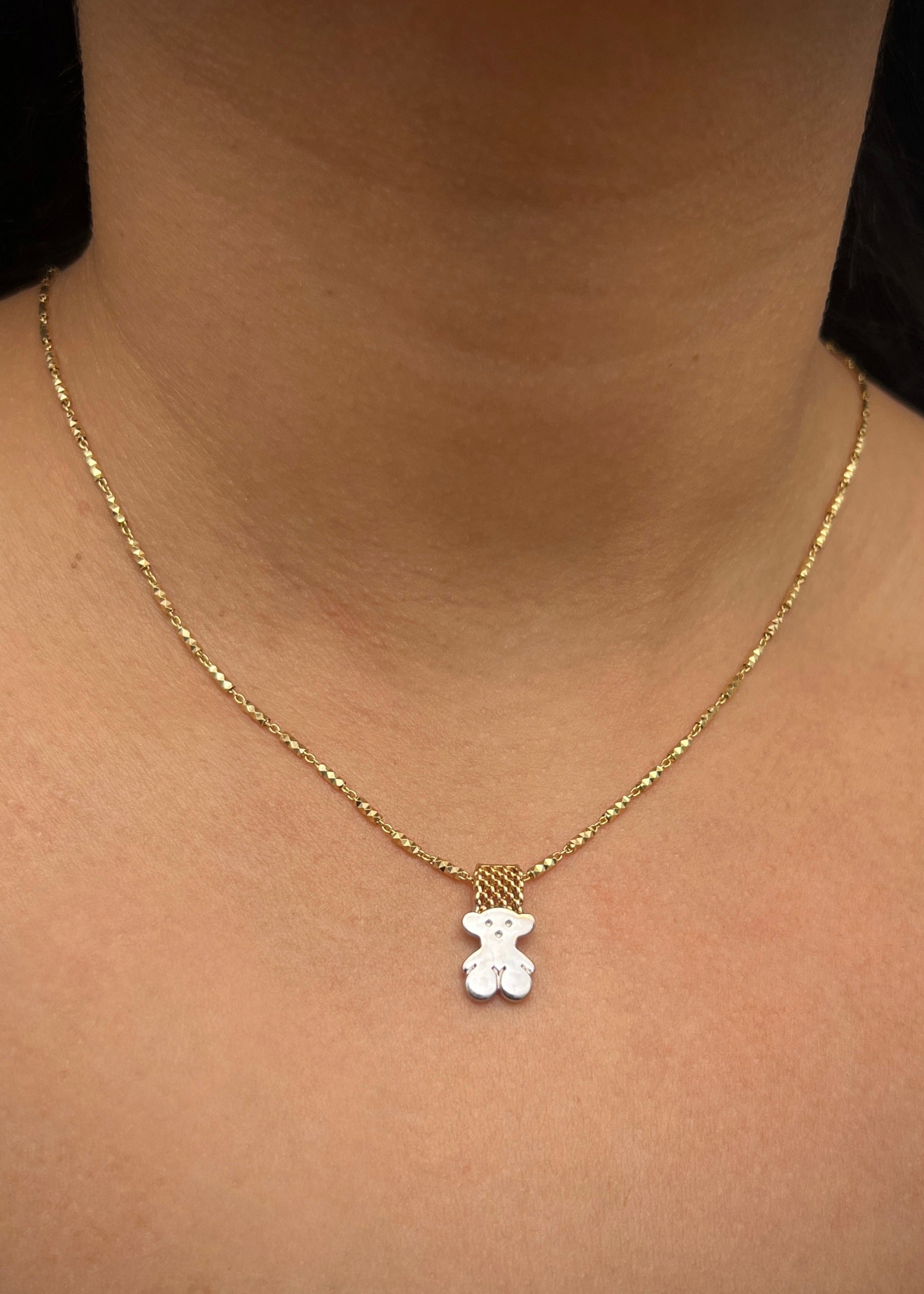 Dije oso th 1.75gr / Largo 1.2cm / Dos Oros Nac M