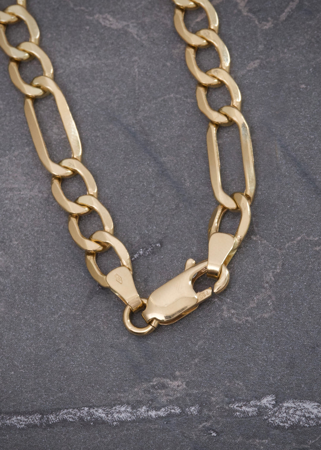 Cadena figaro 10.7gr / Largo 60cm — Oro Amarillo