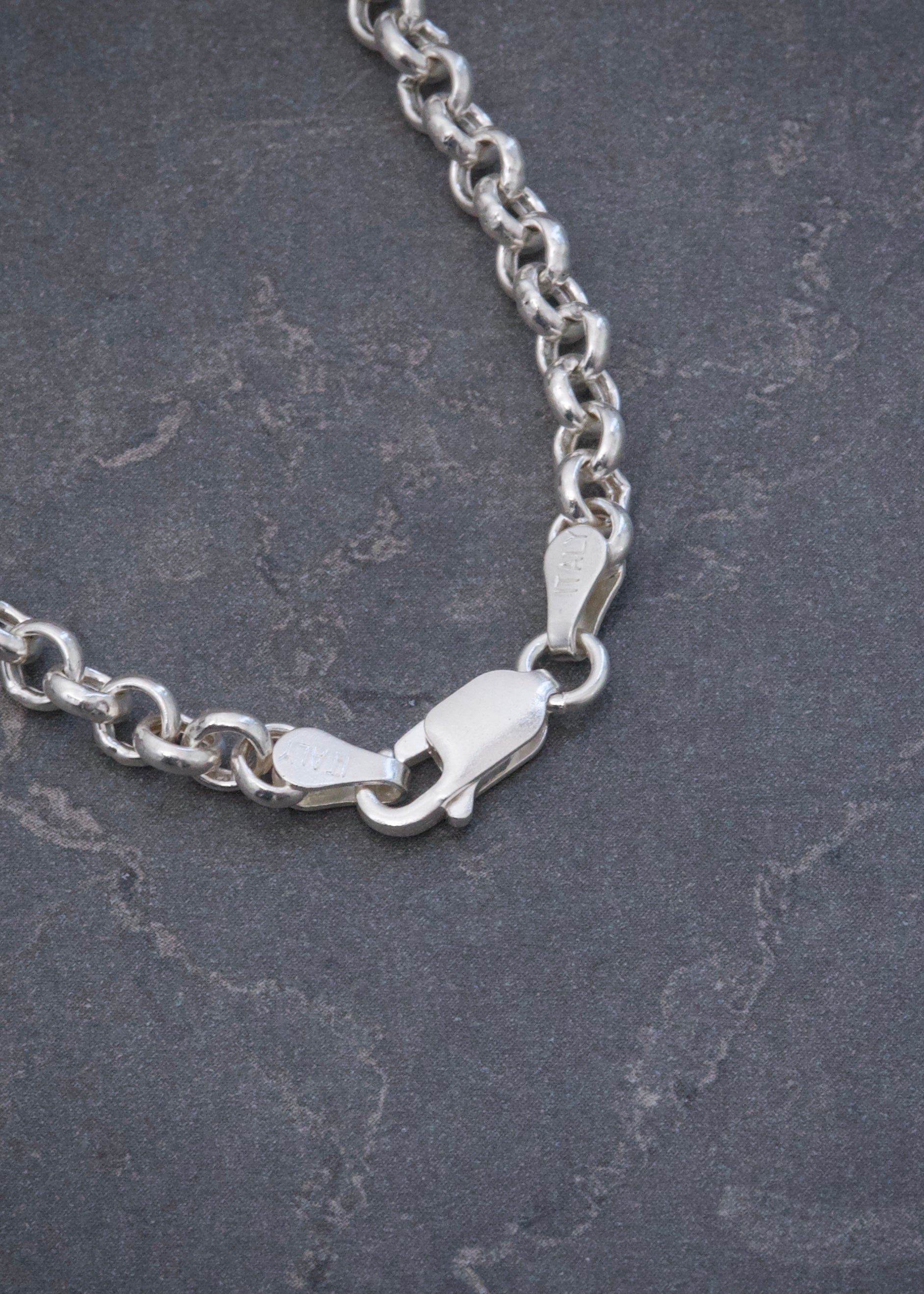 Cadena Lucky Clover Diamantada 19.75gr / 60cm / 14mm — Plata 925