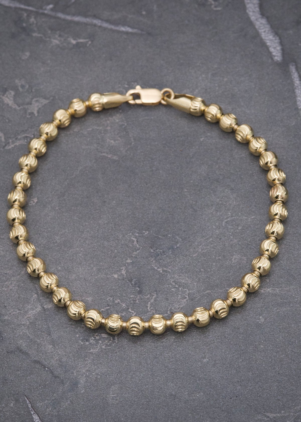 Pulso Militar Luna 7.35gr / 18cm / 4mm — Oro Amarillo