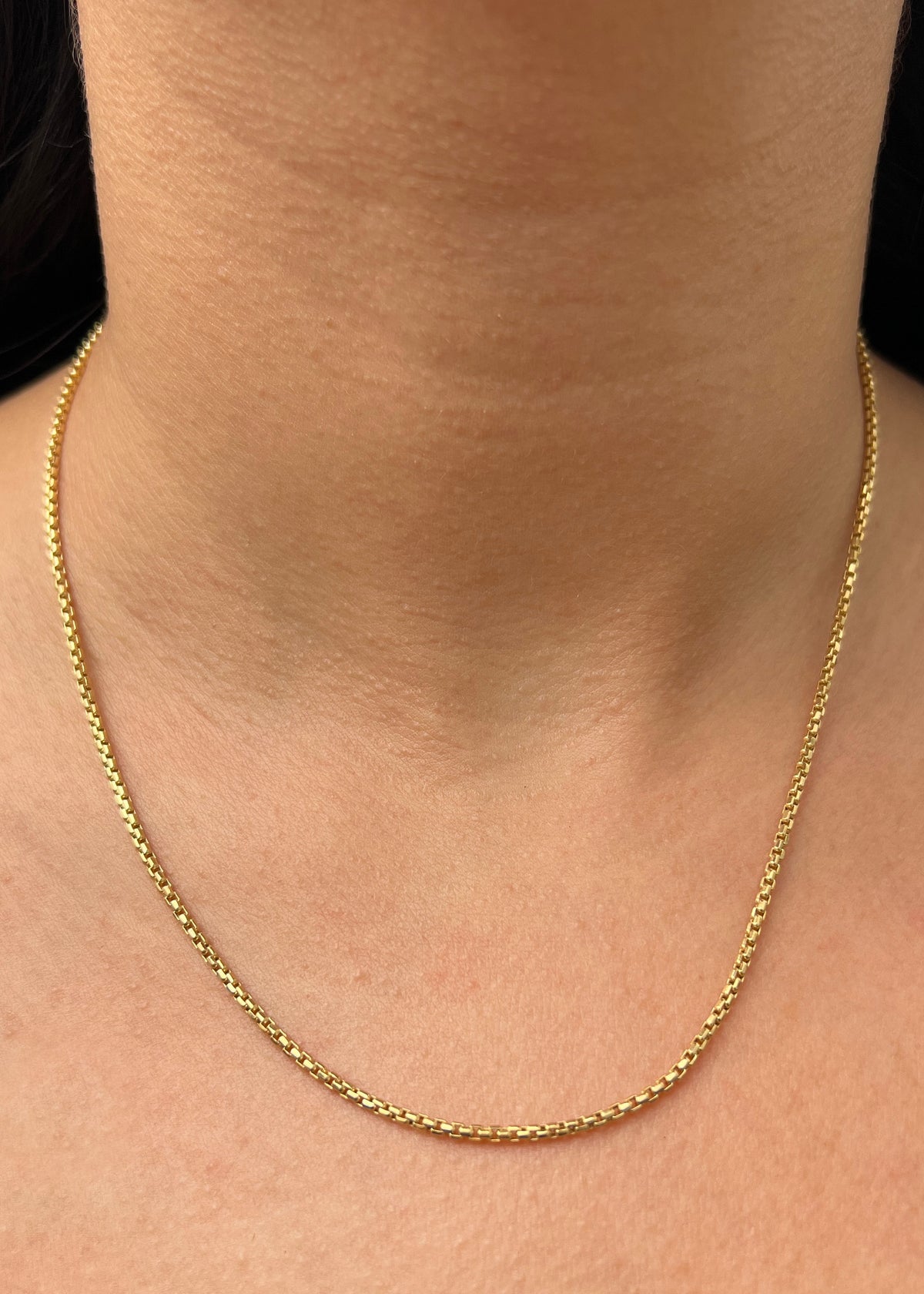 Cadena Veneciana 4.8gr / 45cm / 1.8mm — Oro Amarillo