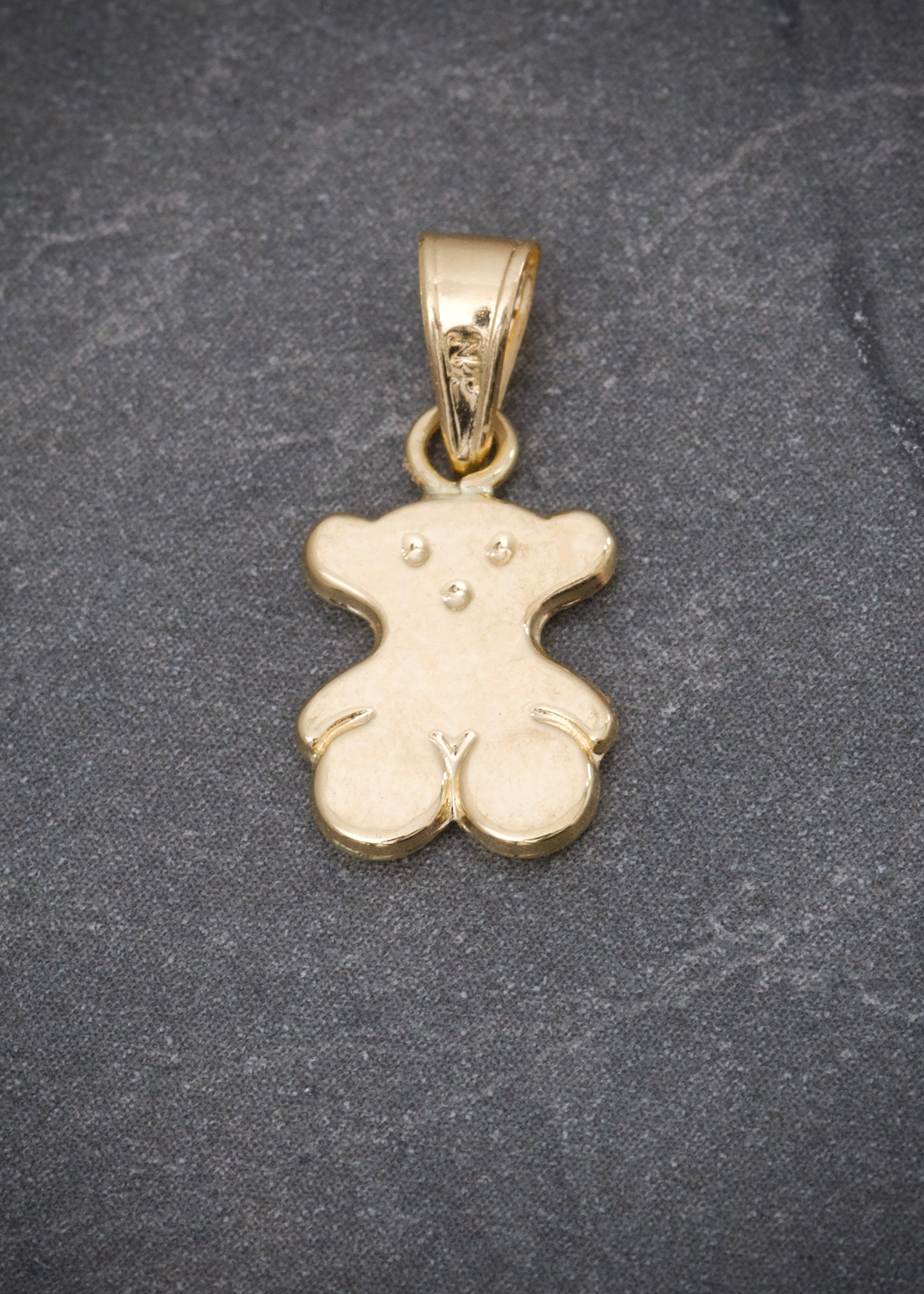 Dije oso th 0.5gr / Largo 1.7cm / Oro Amarillo Nac M