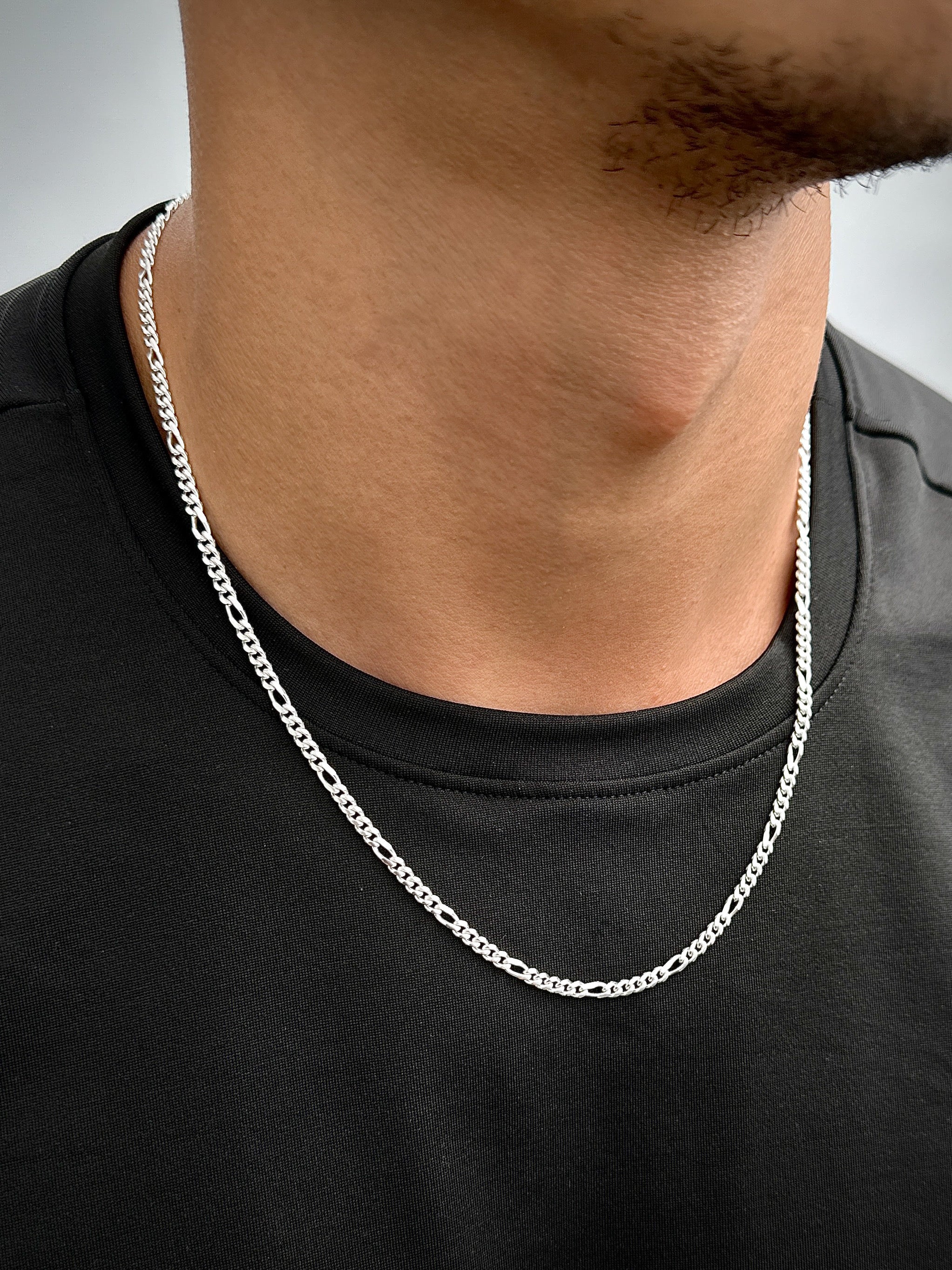 Cadena figaro 15gr / Largo 55cm / Plata P