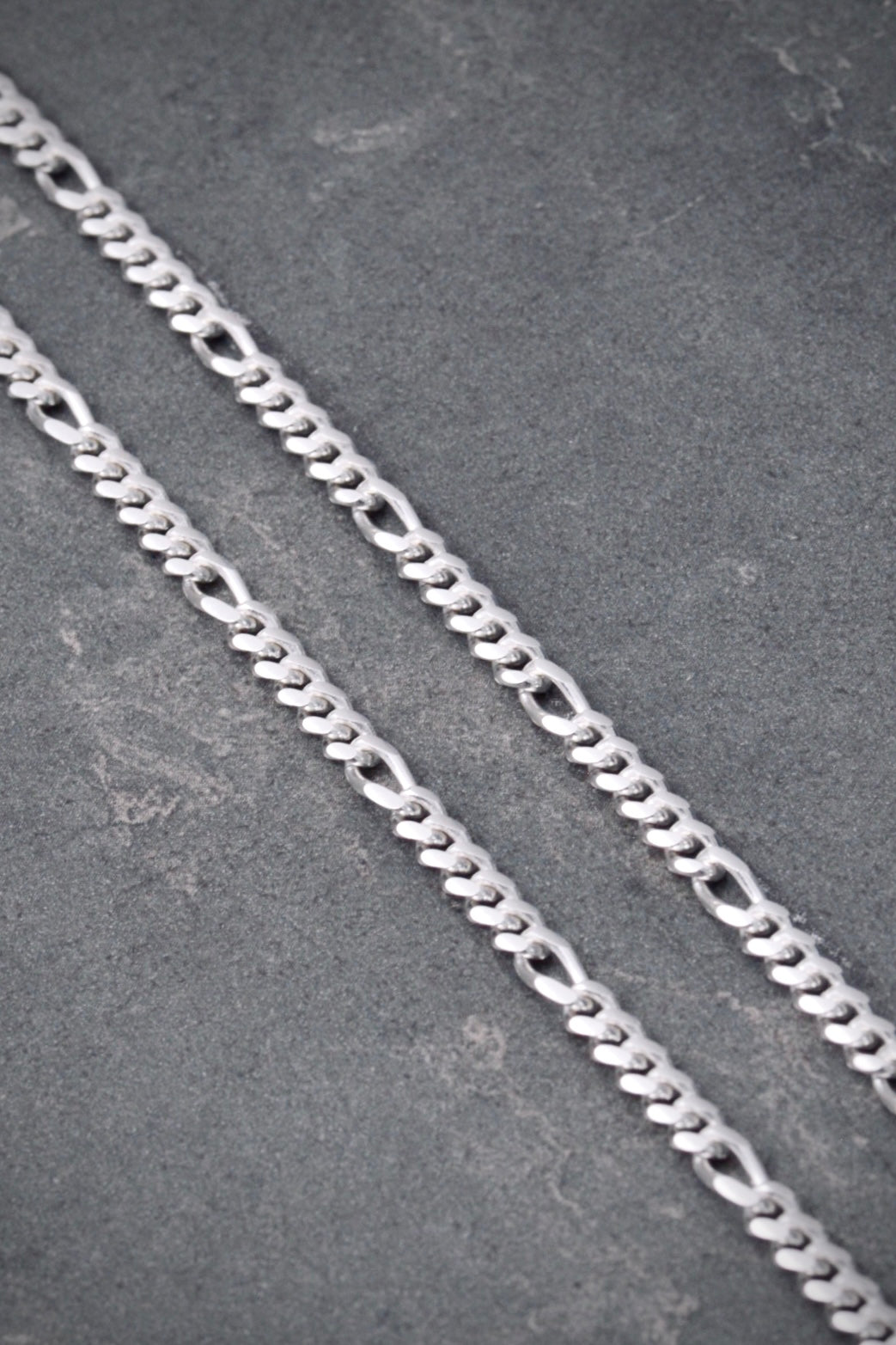 Cadena figaro 15gr / Largo 55cm / — — Plata