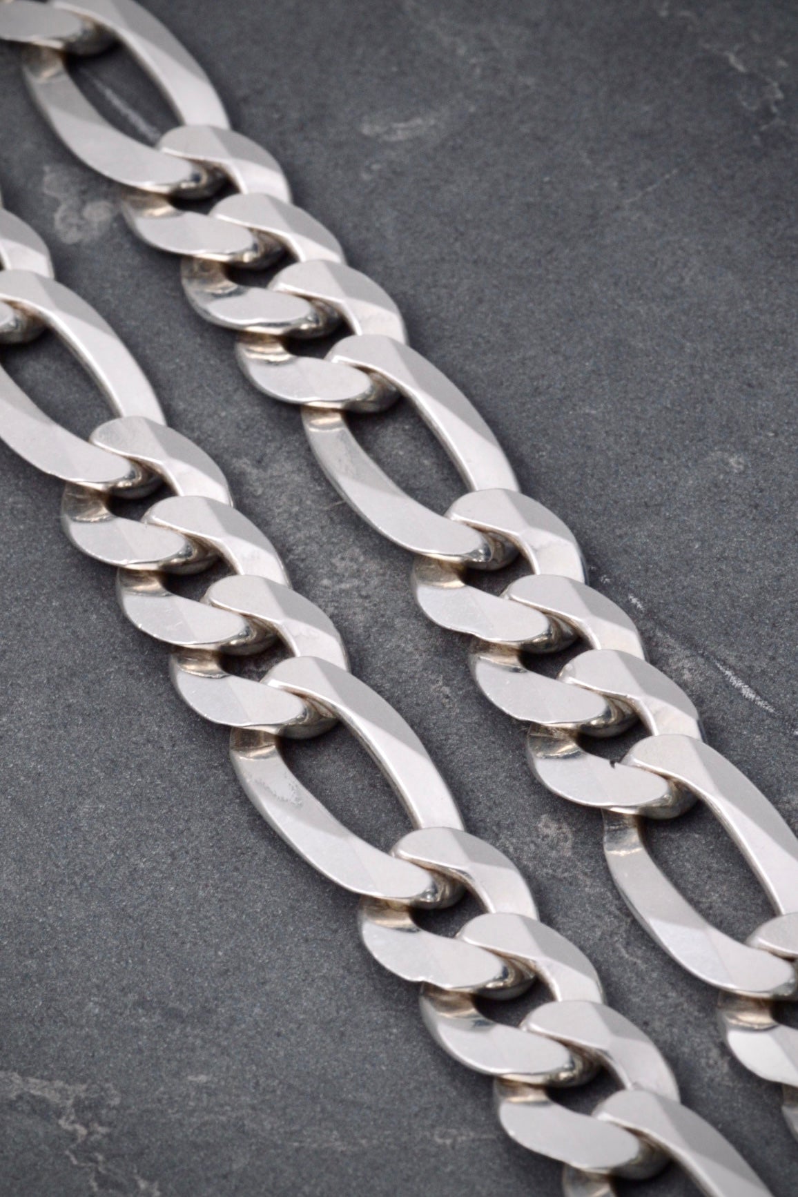 Cadena figaro 107.4gr / Largo 60cm / Plata P