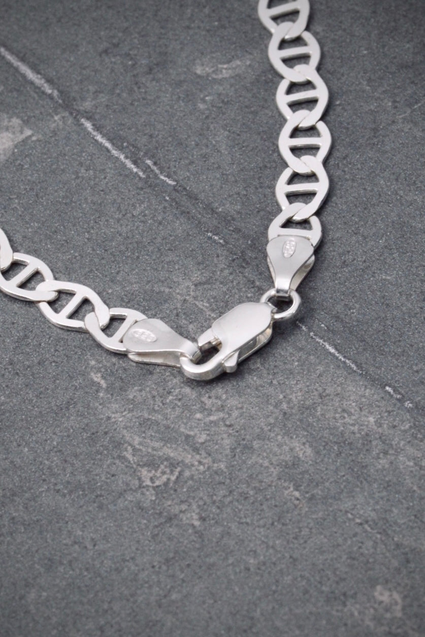 Cadena escalera 12.5gr / Largo 60cm / Plata P