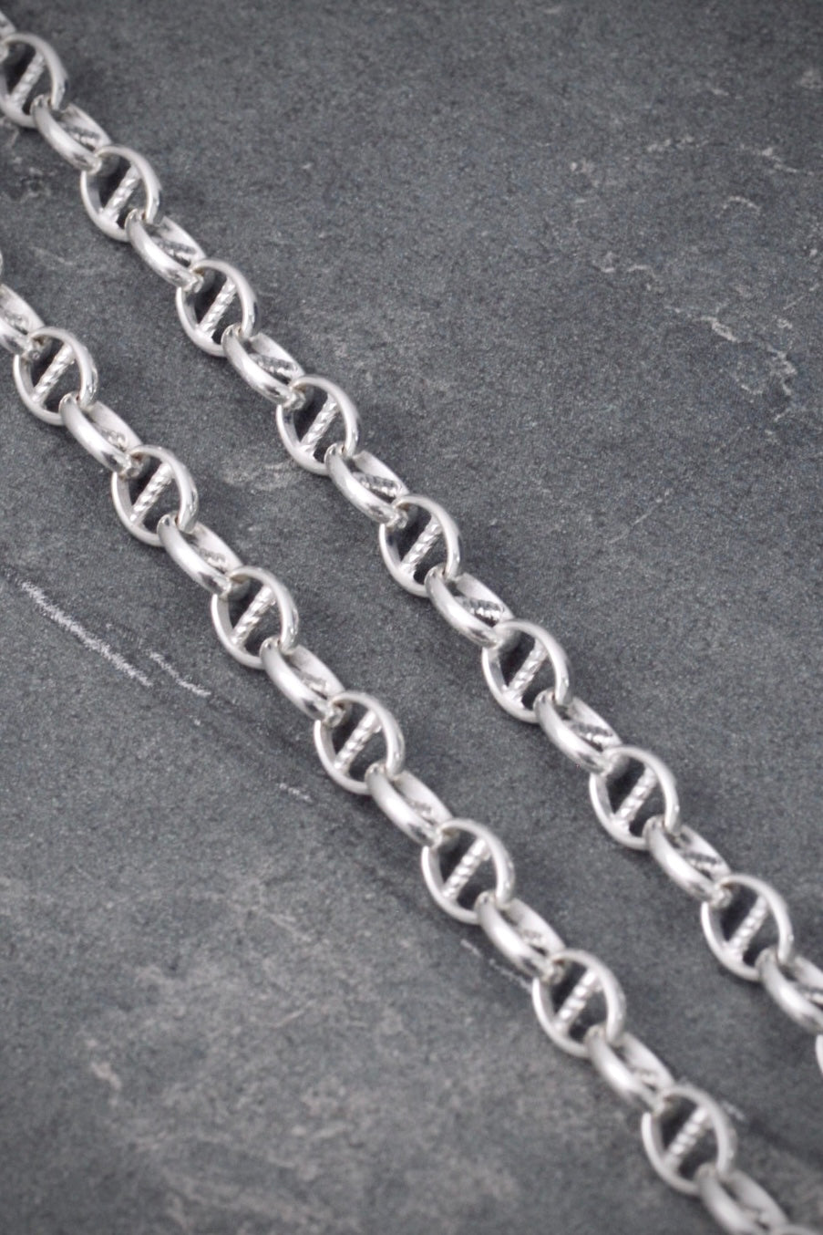 Cadena escalera 13.4gr / Largo 50cm / Plata P