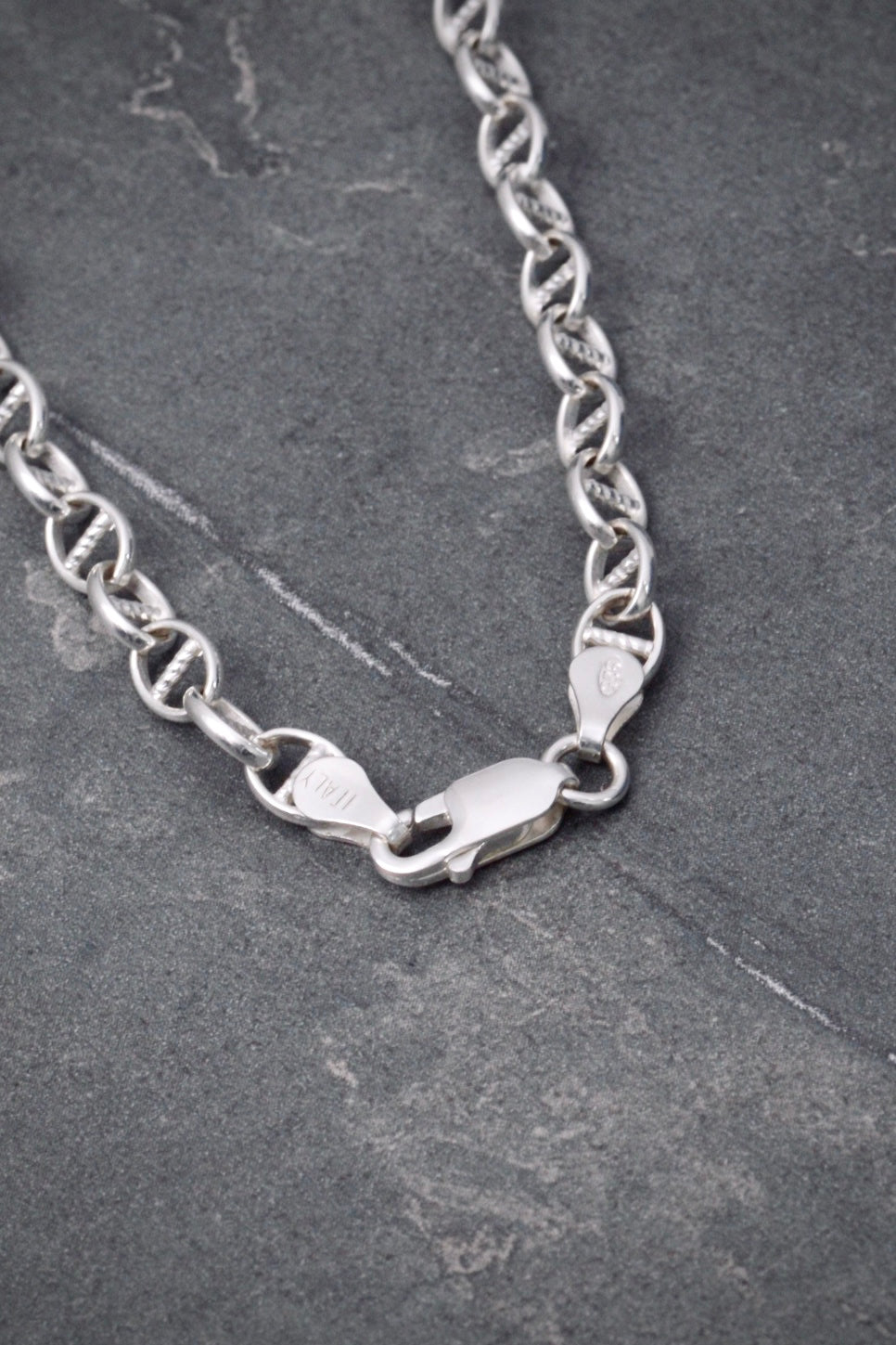 Cadena escalera 13.4gr / Largo 50cm / Plata P