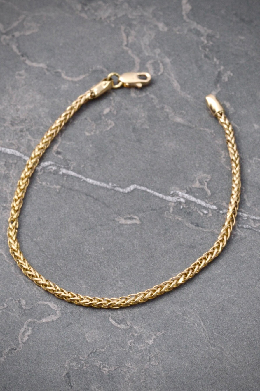 Pulso franco 2.35gr / Largo 17.5cm / Oro Amarillo italy +3 M