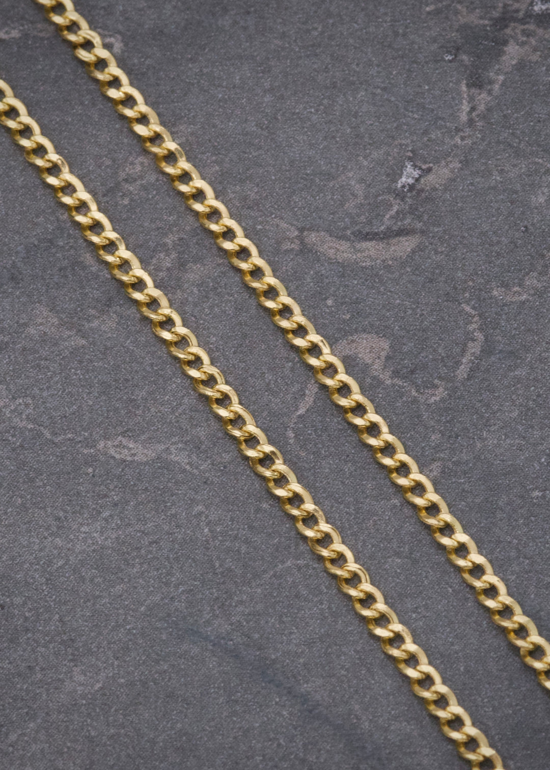 Cadena Cubana 2.8gr / 60cm / 1.9mm — Oro Amarillo