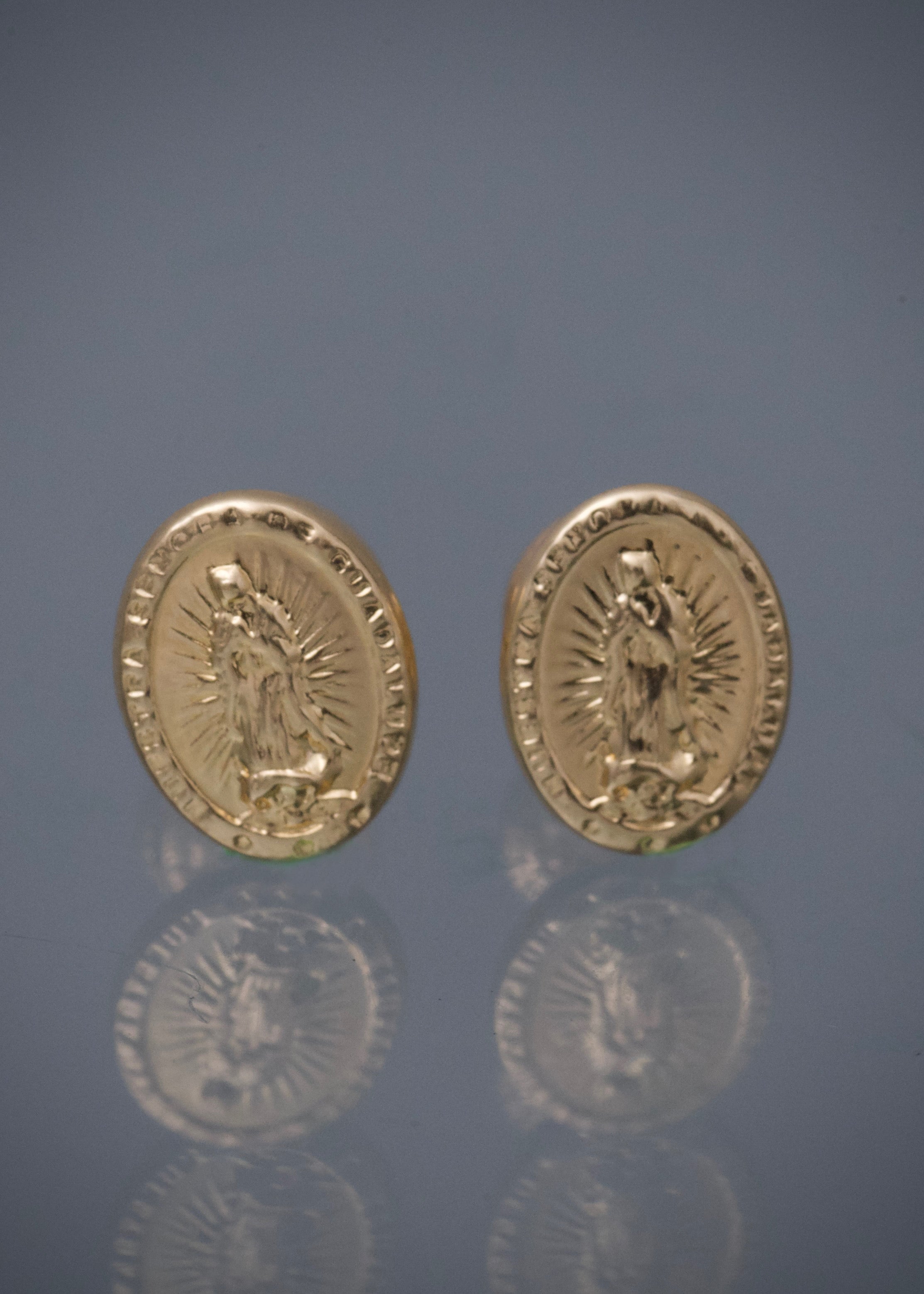 Topos virgen de guadalupe 0.55gr / Largo 0,6cm — Oro Amarillo