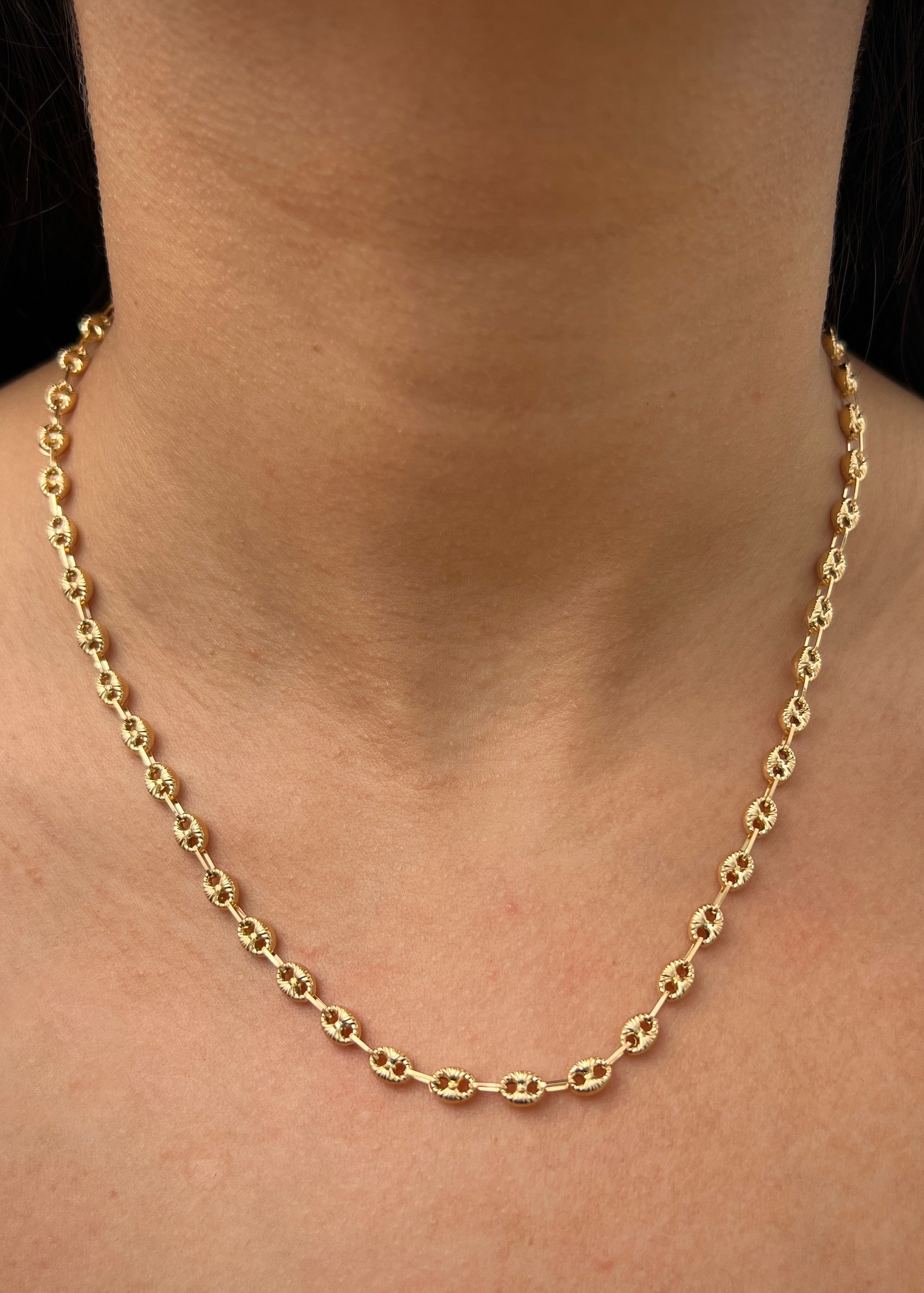 Cadena gc diamantada 8gr / Largo 45cm / Oro Amarillo Nac M