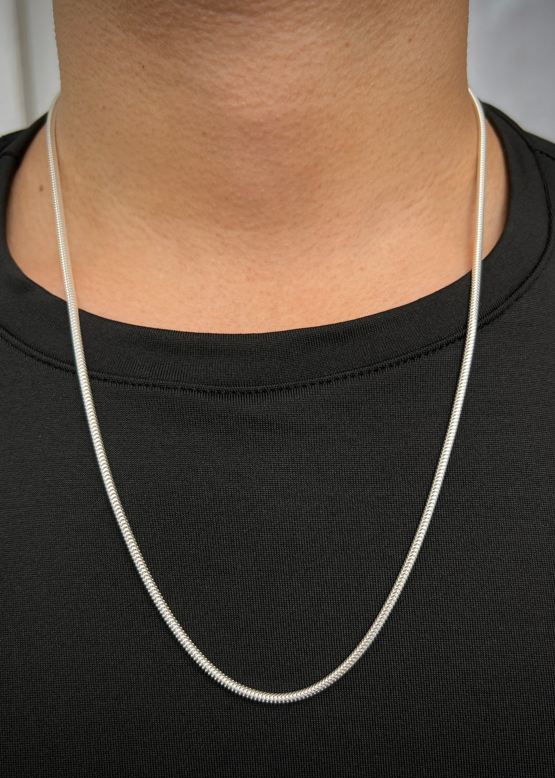 Cadena cola de raton 14.15gr / Largo 65cm / — — Plata