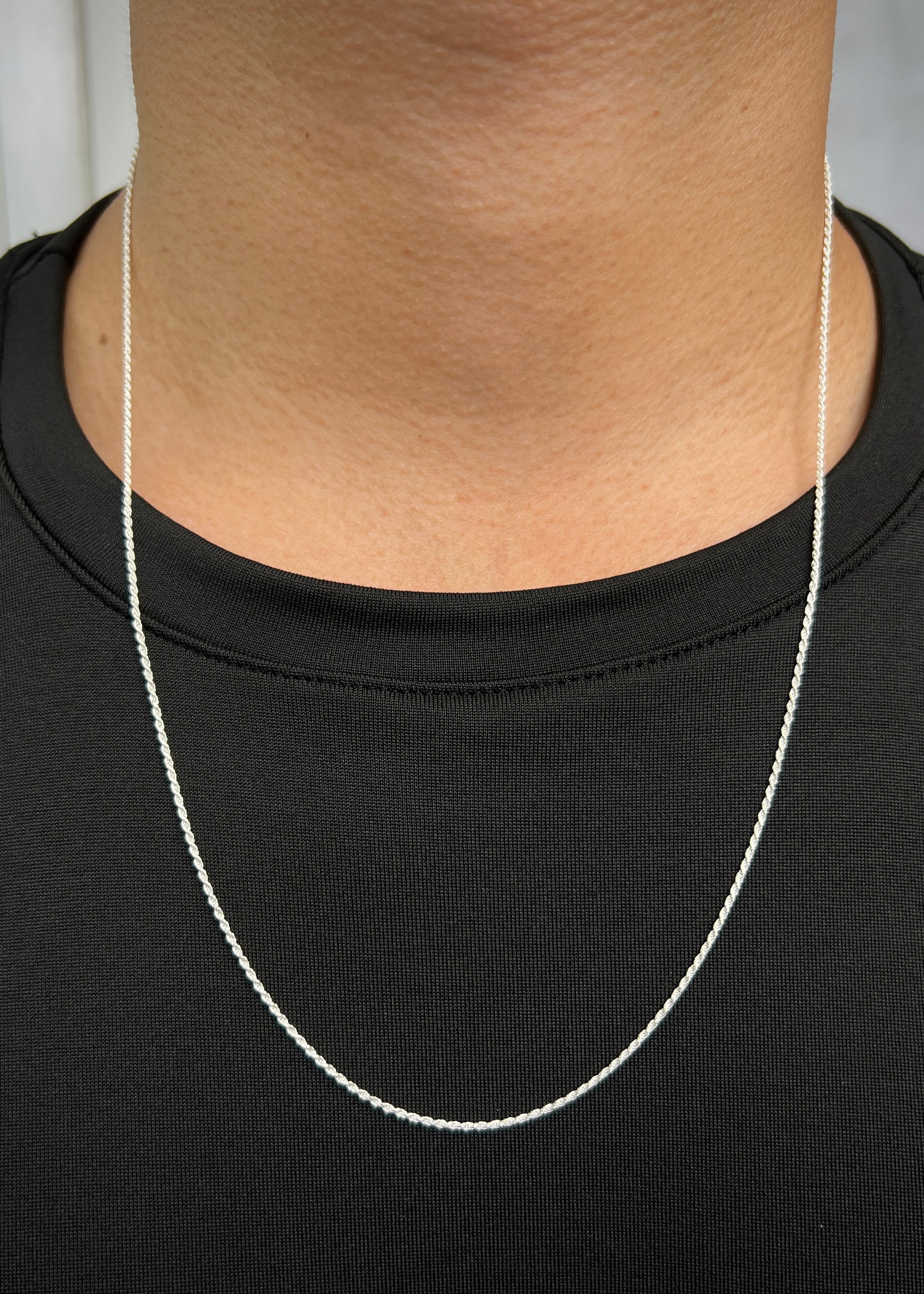 Cadena lazo 4.2gr / Largo 60cm / — — Plata