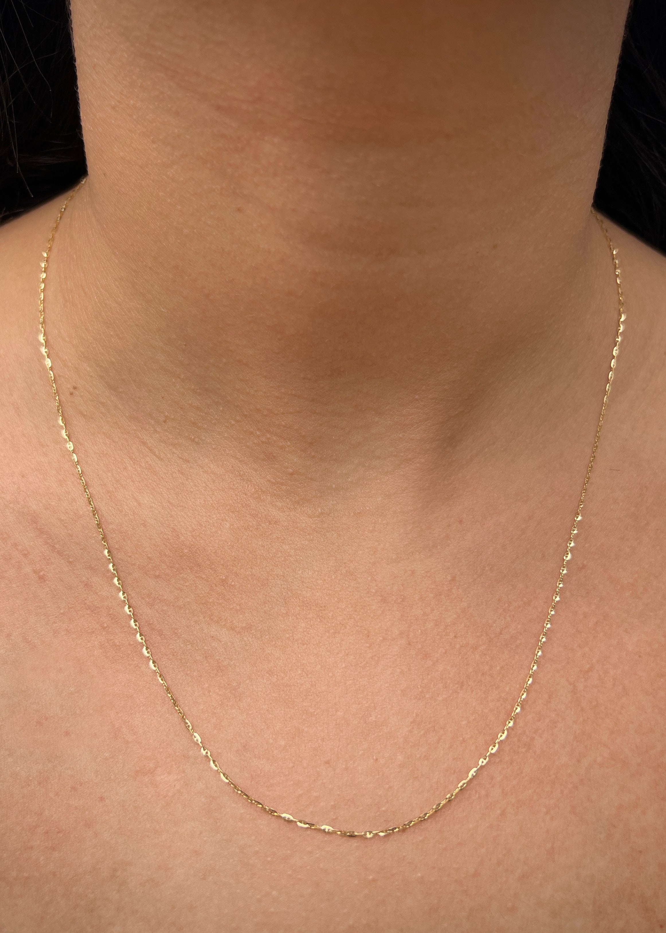 Cadena escalera 1.25gr / Largo 50cm / Oro Amarillo italy +3 P