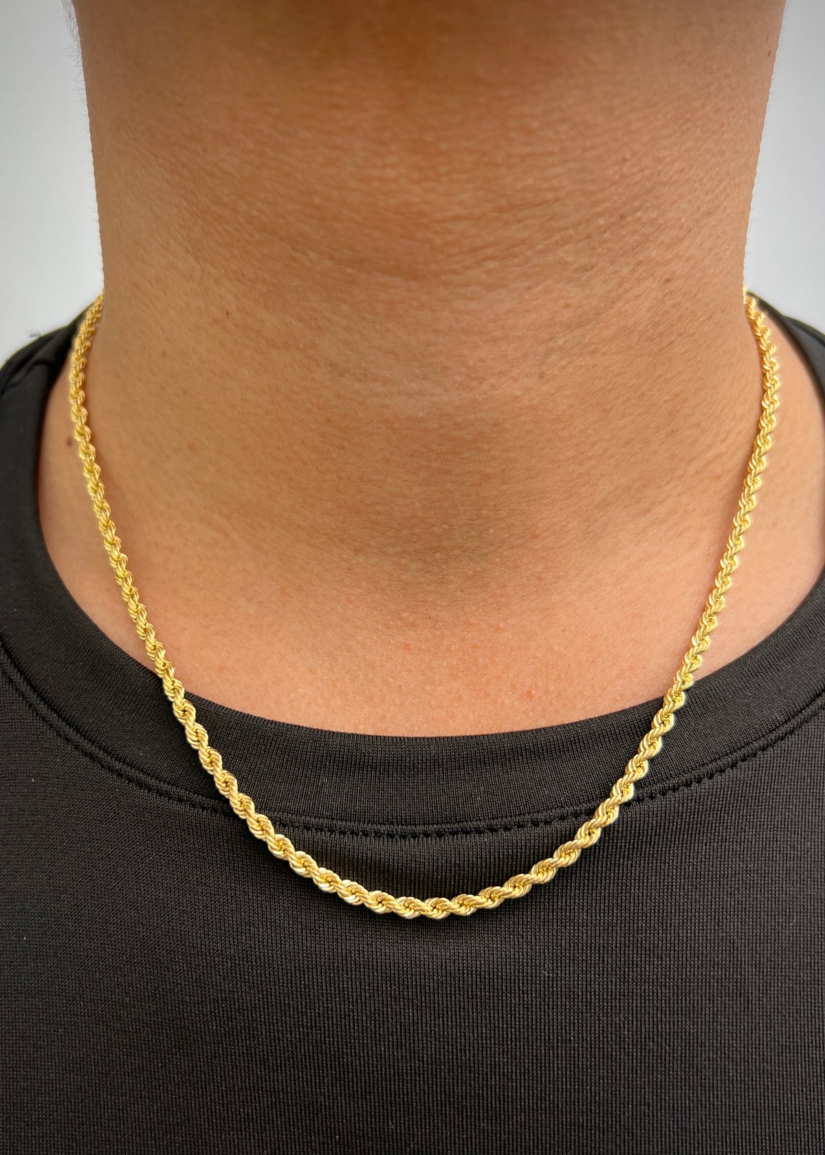 Cadena Lazo 7gr / 50cm / 3.2mm — Oro Amarillo