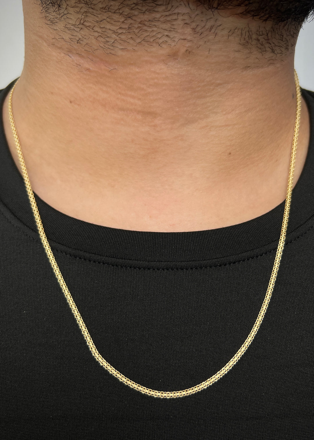 Cadena China 7.35gr / 60cm / 2.5mm — Oro Amarillo