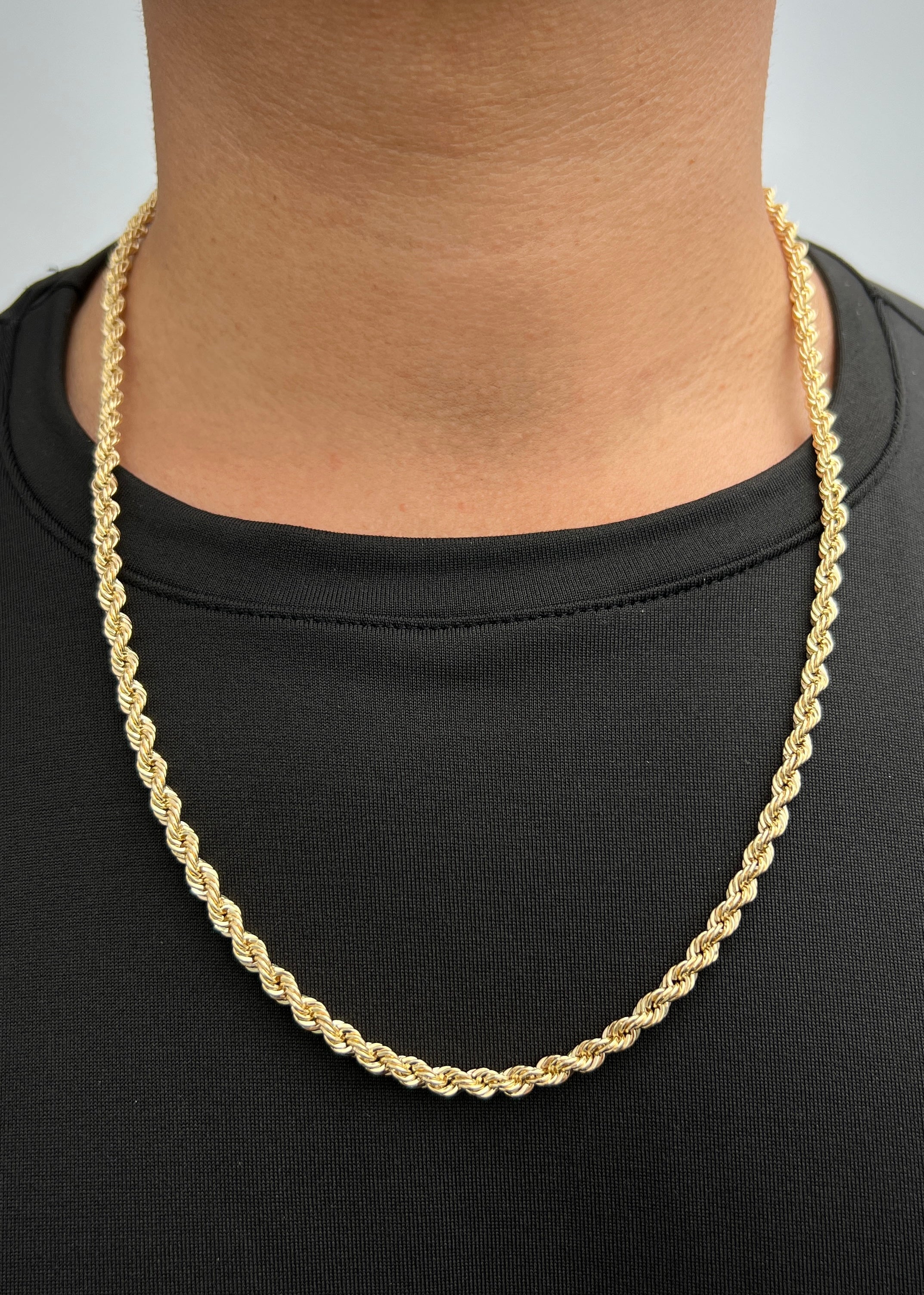 Cadena Lazo 8.9gr / 60cm / 4.4mm — Oro Amarillo