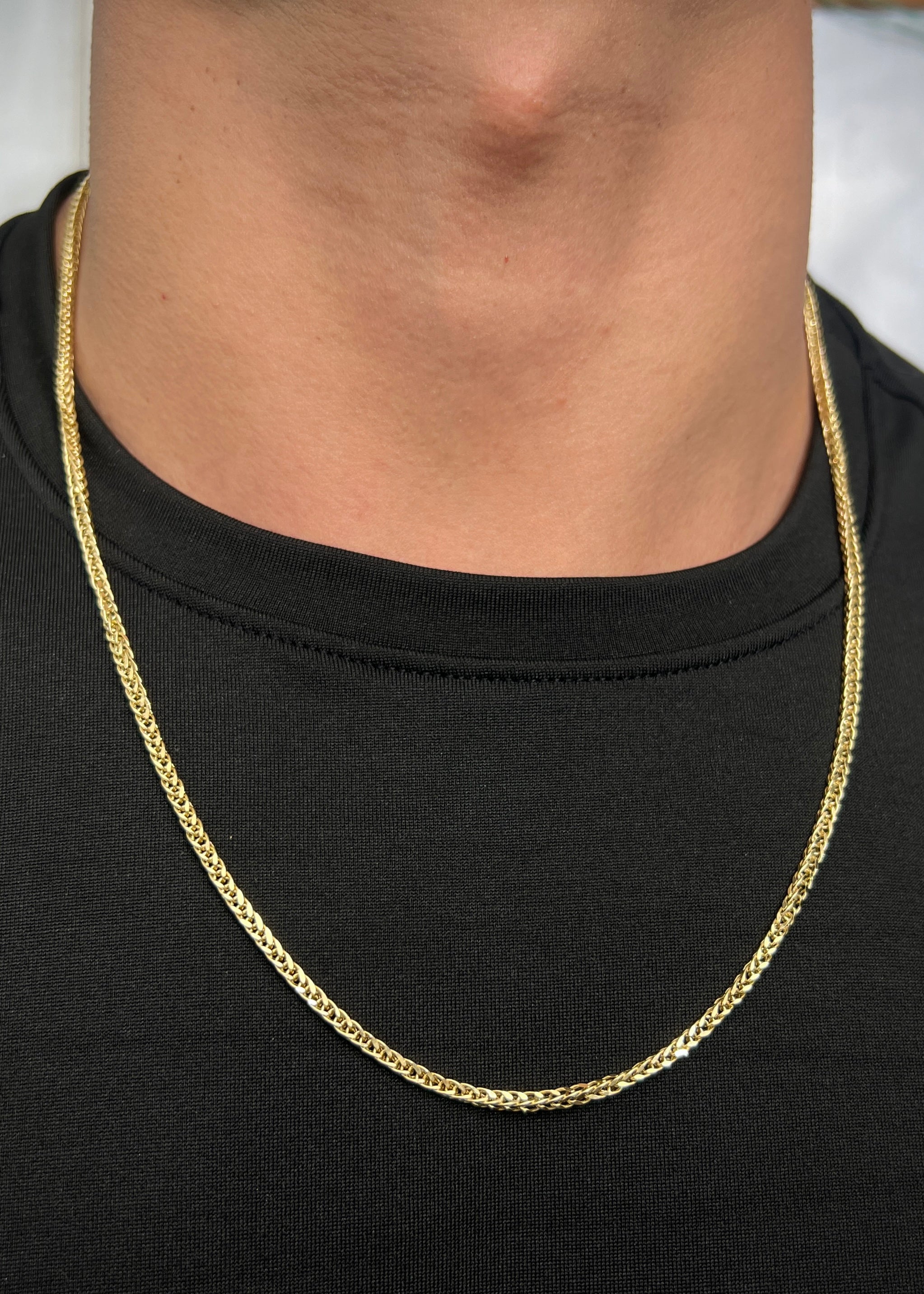 Cadena franco 6.95gr / Largo 60cm / Oro Amarillo italy +3 P