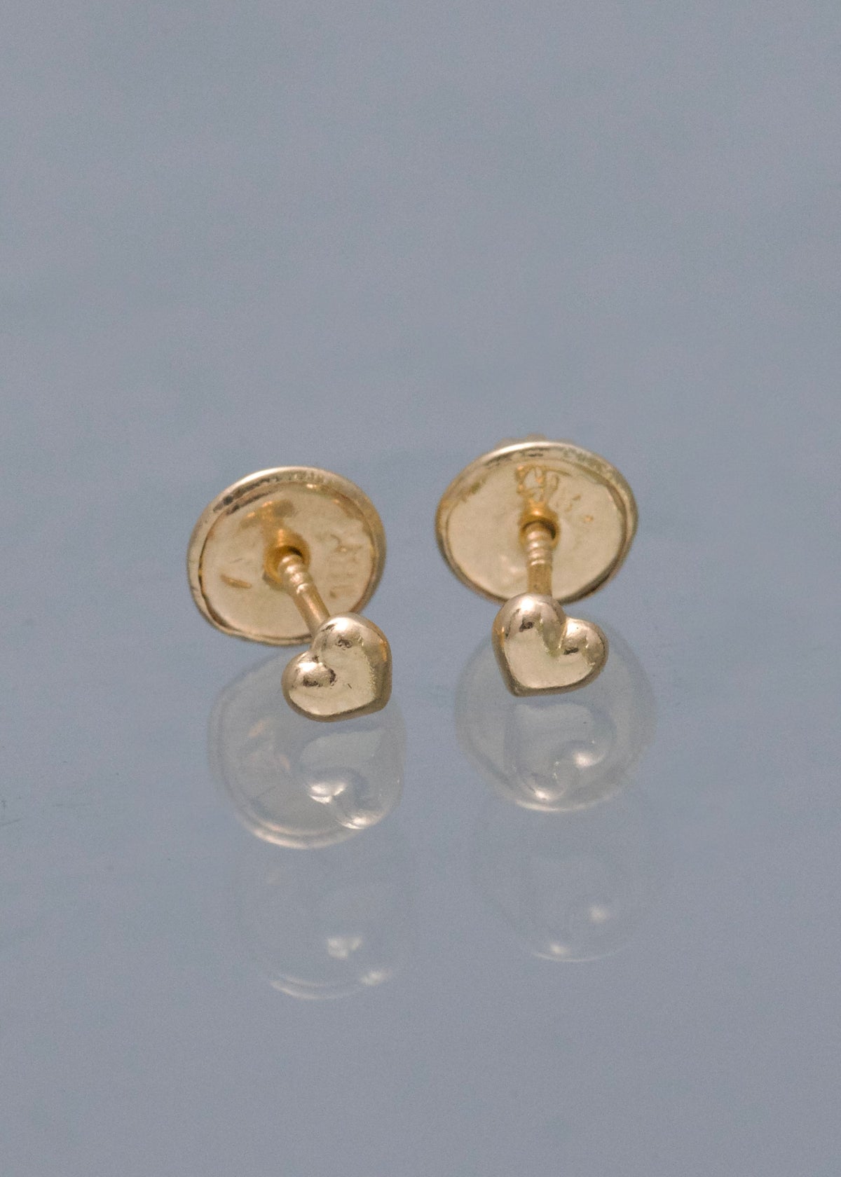 Topos Corazon 0.4gr / 0.3cm / 3.2mm — Oro Amarillo