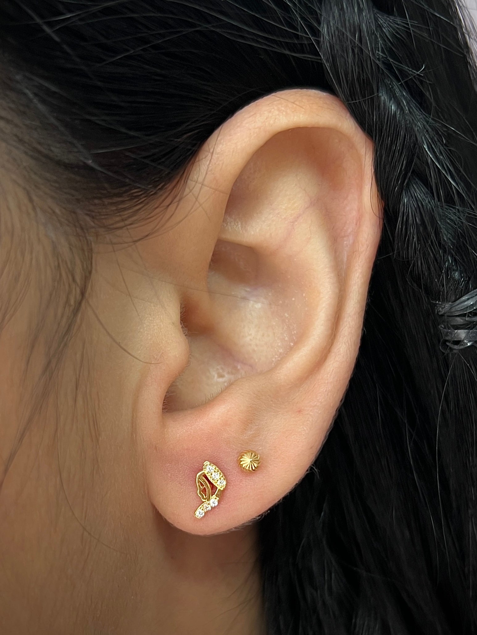 Topos virgen maria 0.7gr / Largo 1 cm / Oro Amarillo Nac B