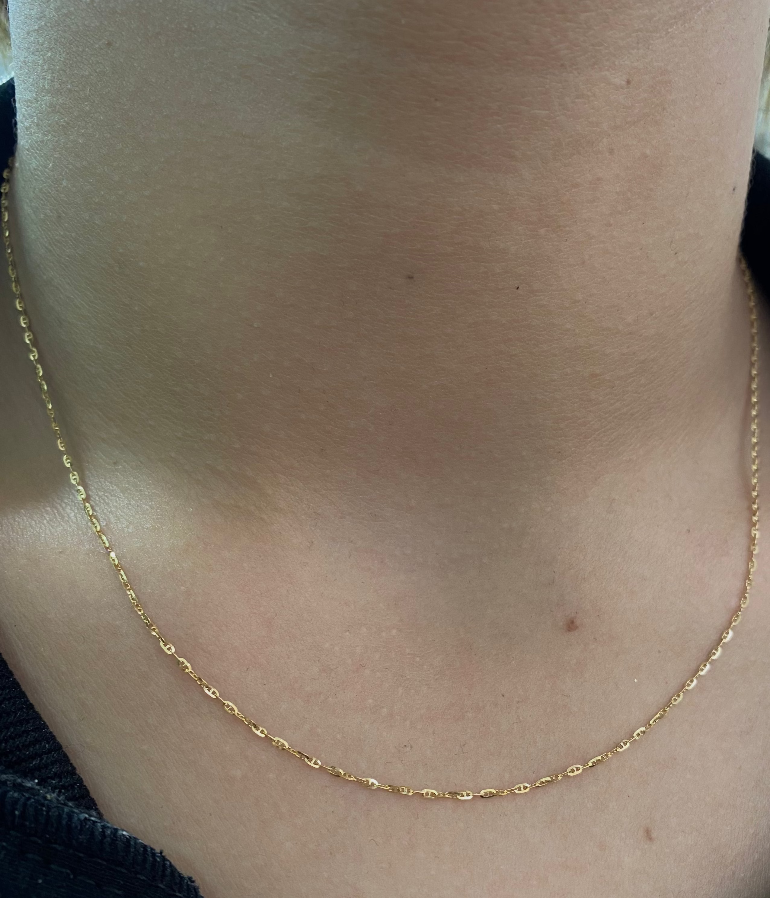 Cadena Escalera 1.15gr / Largo 45cm / Oro Amarillo italy +3 M