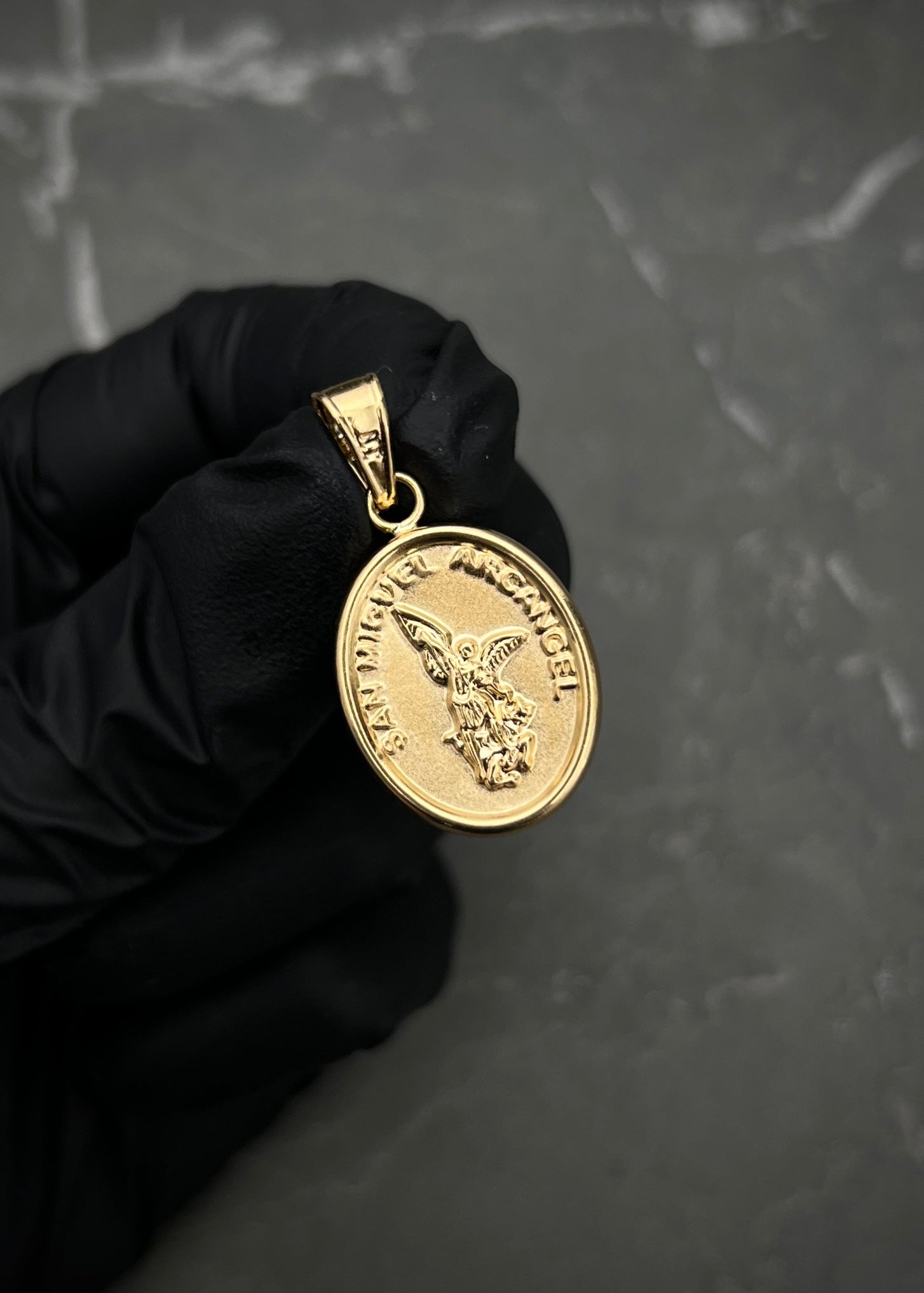 Dije arcangel san miguel 1.75gr / Largo 3cm / Oro Amarillo Nac P