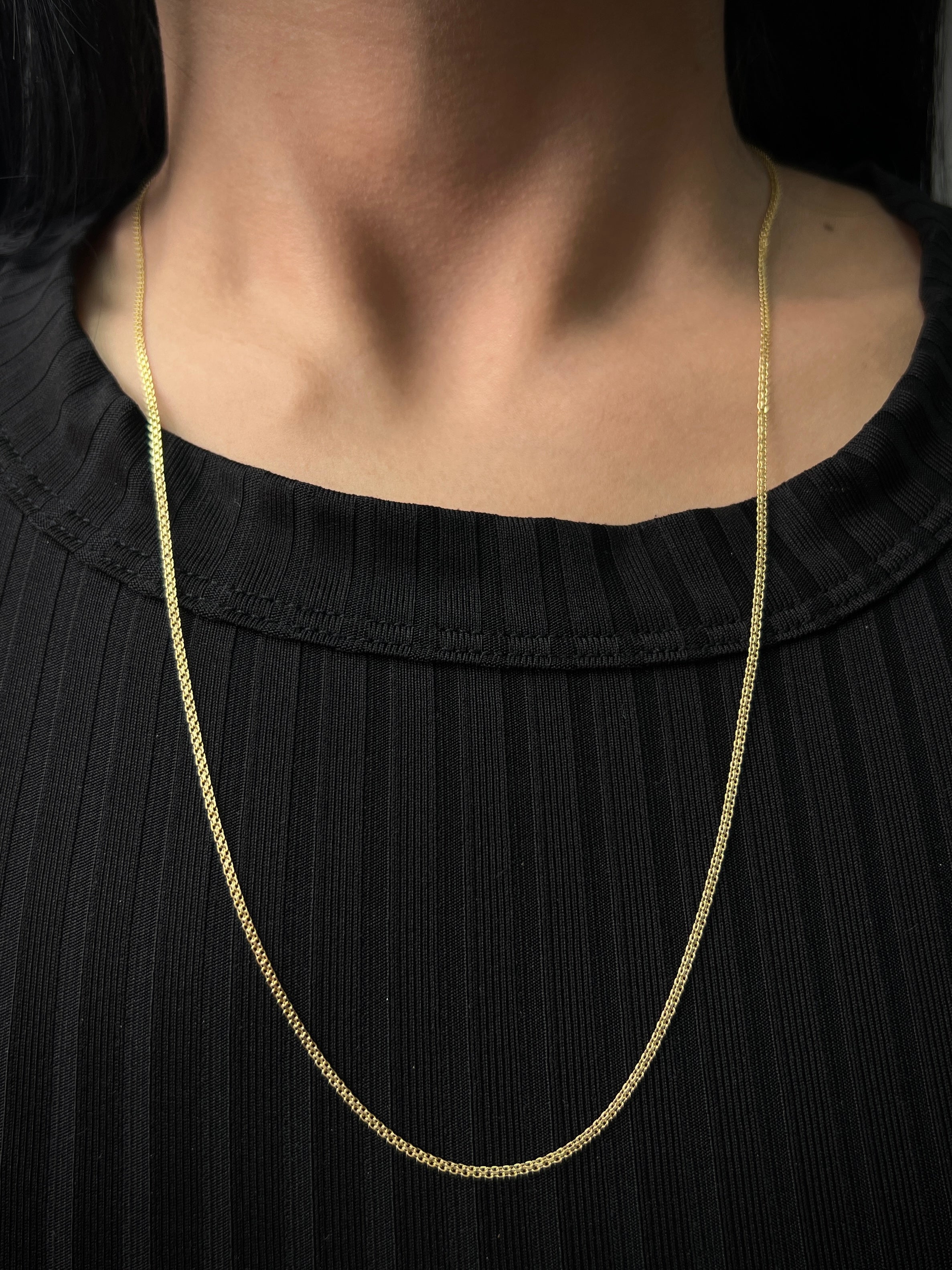 Cadena CHina 3.2gr / Largo 60cm / Oro Amarillo italy cte M