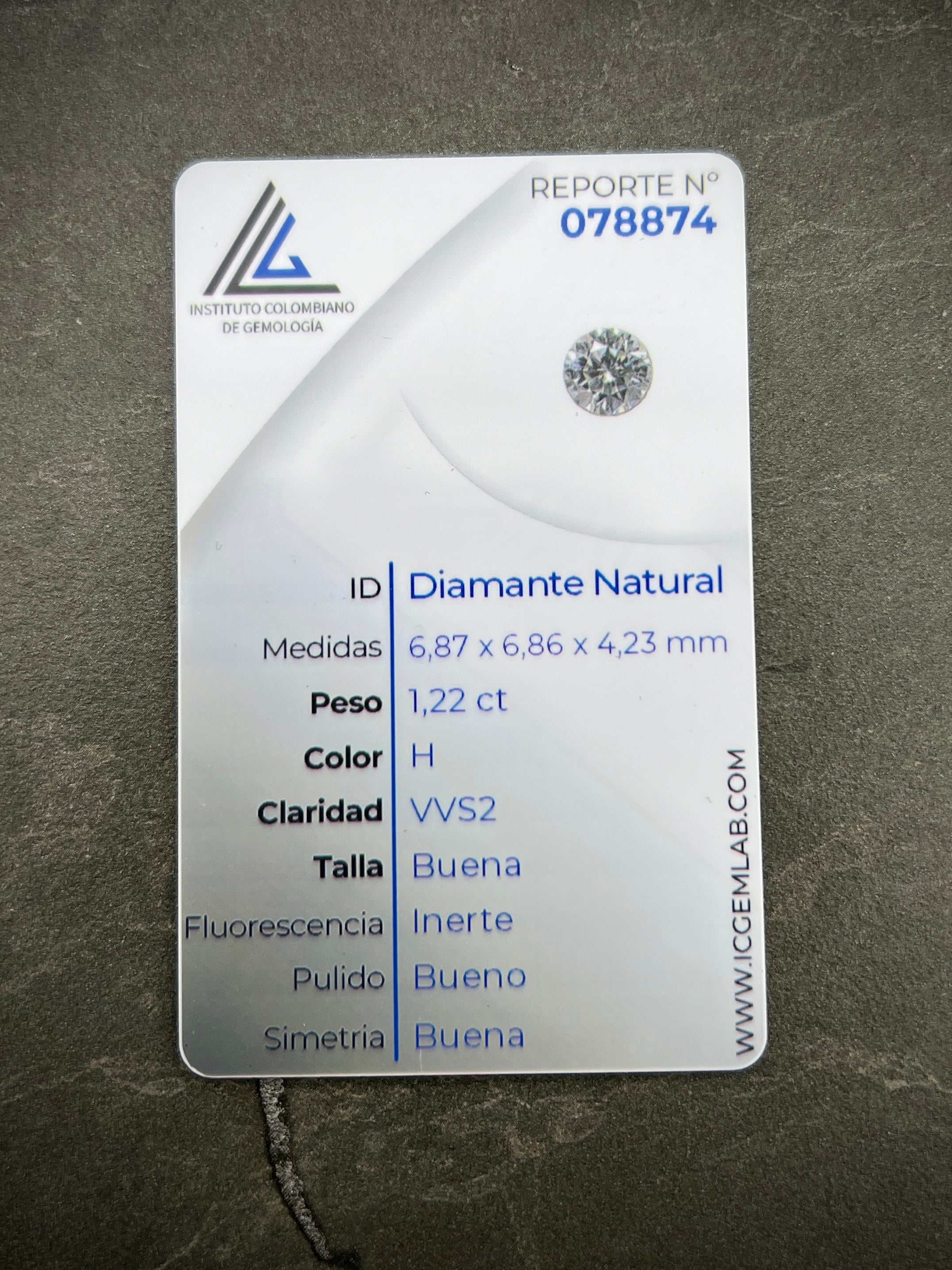 Diamante Blanco 122Pts  (Joya) B