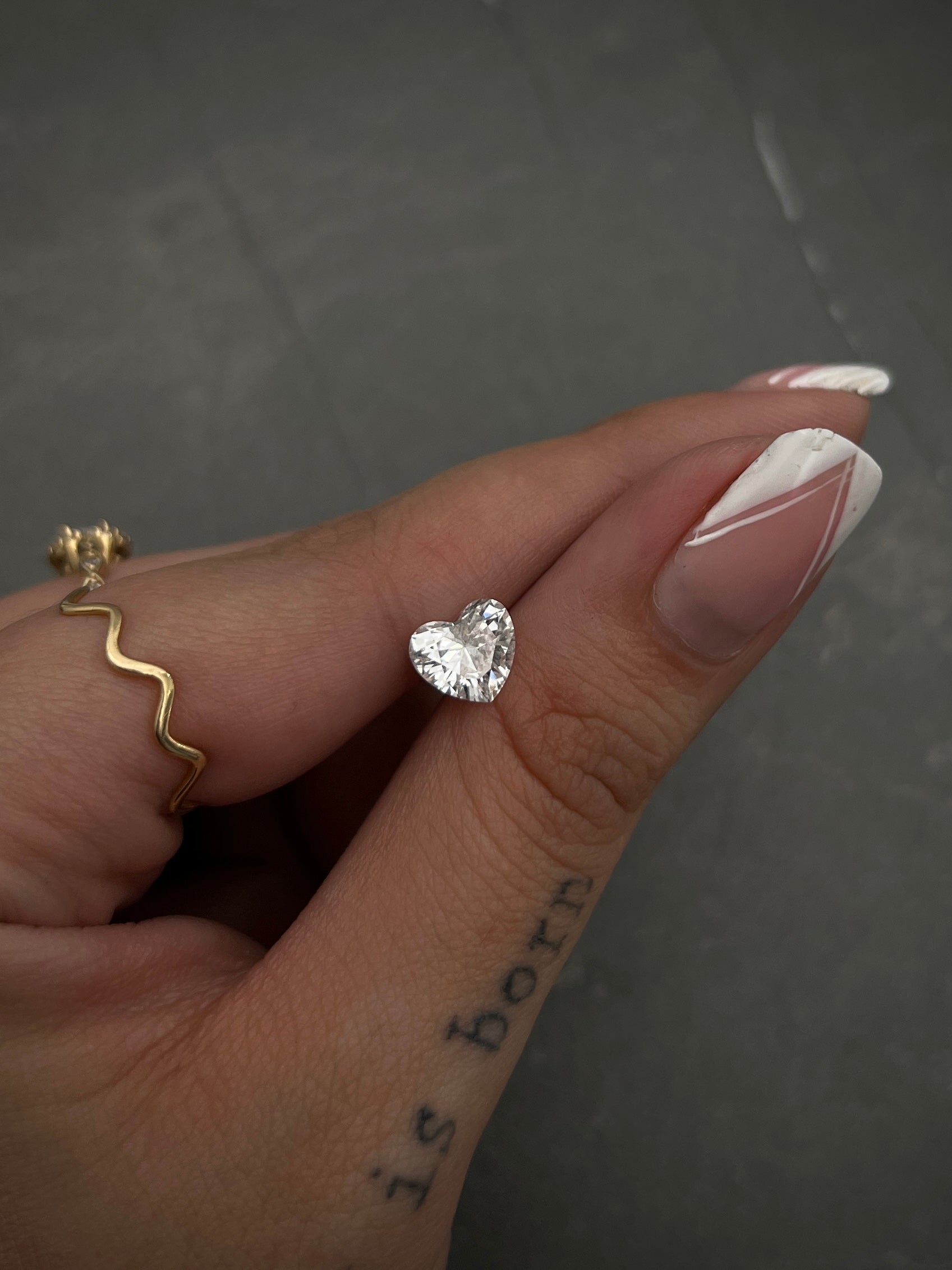 Diamante Blanco Corazon 125Pts  (Joya) B