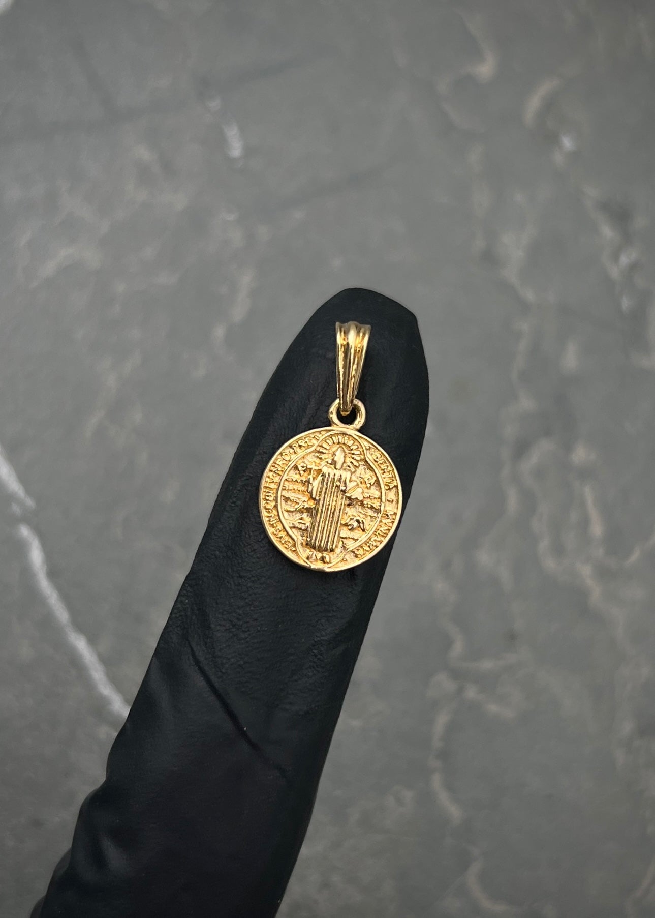 Dije san benito 1.65gr / Largo 1.9cm / Oro Amarillo Nac P