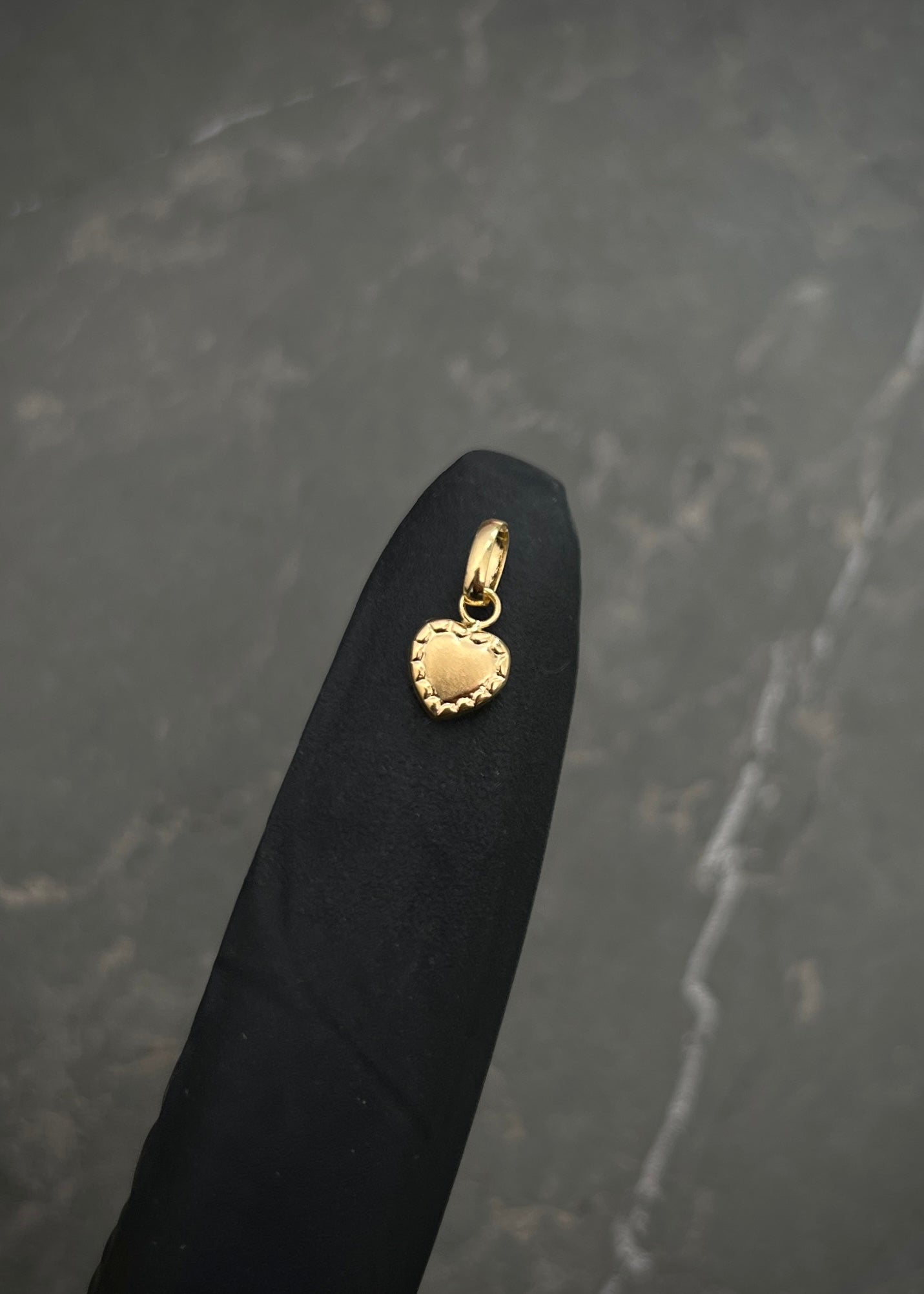 Dije corazon 0.25gr / Largo 1.3cm / Oro Amarillo Nac M