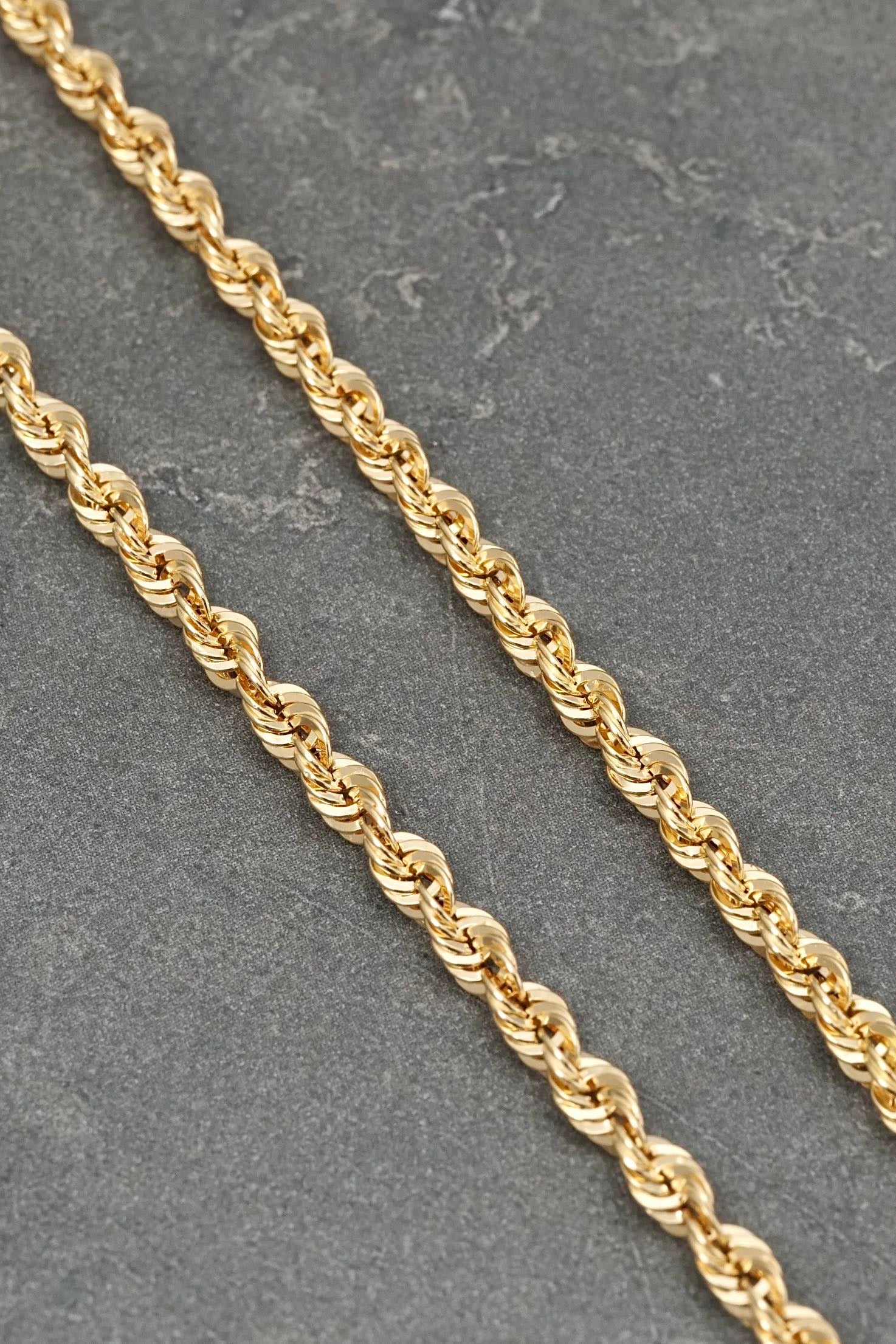 Cadena lazo 4.3gr / Largo 40cm / Oro Amarillo italy +2 M