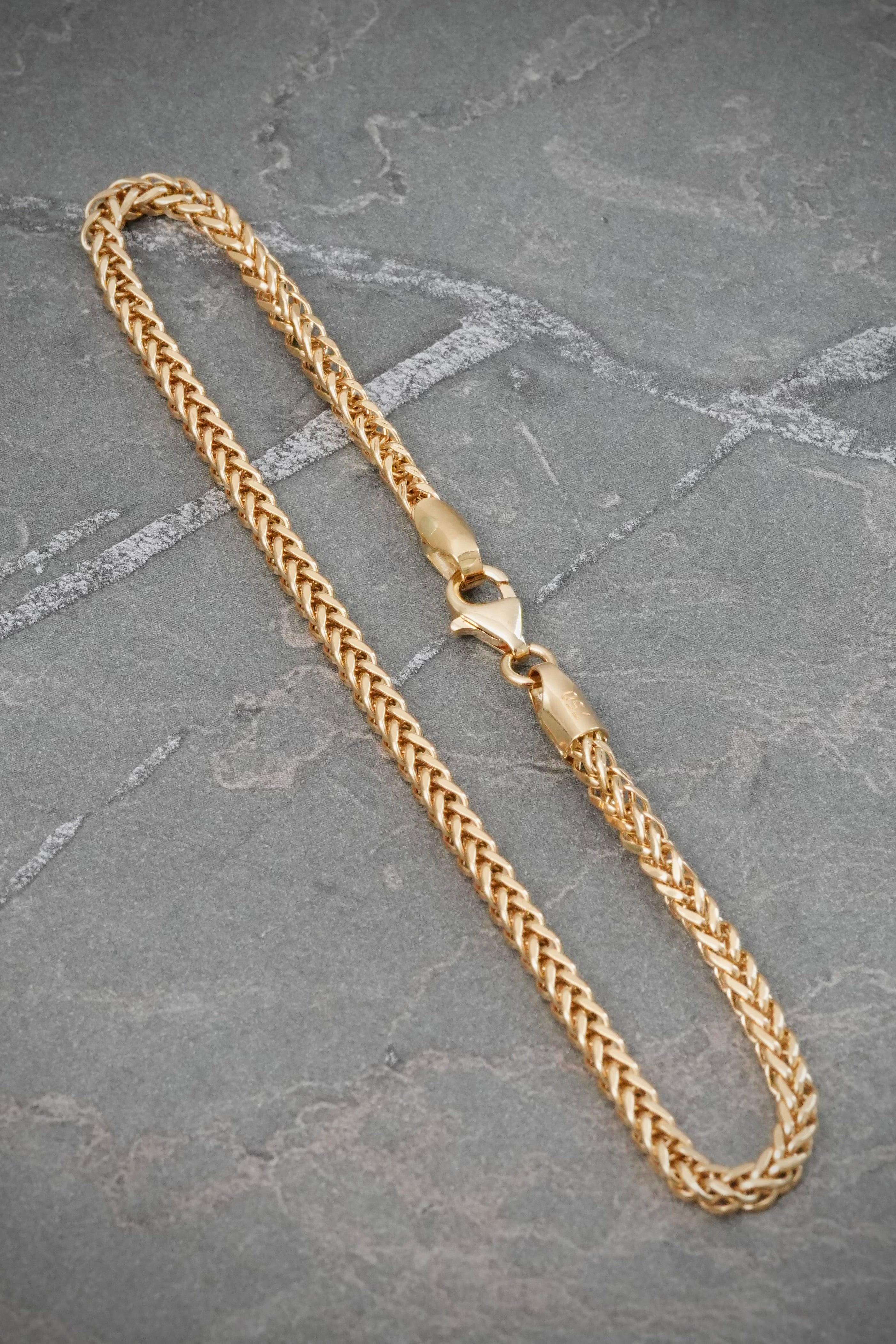 Pulso Franco 3.35gr / 20cm / 2.4mm — Oro Amarillo