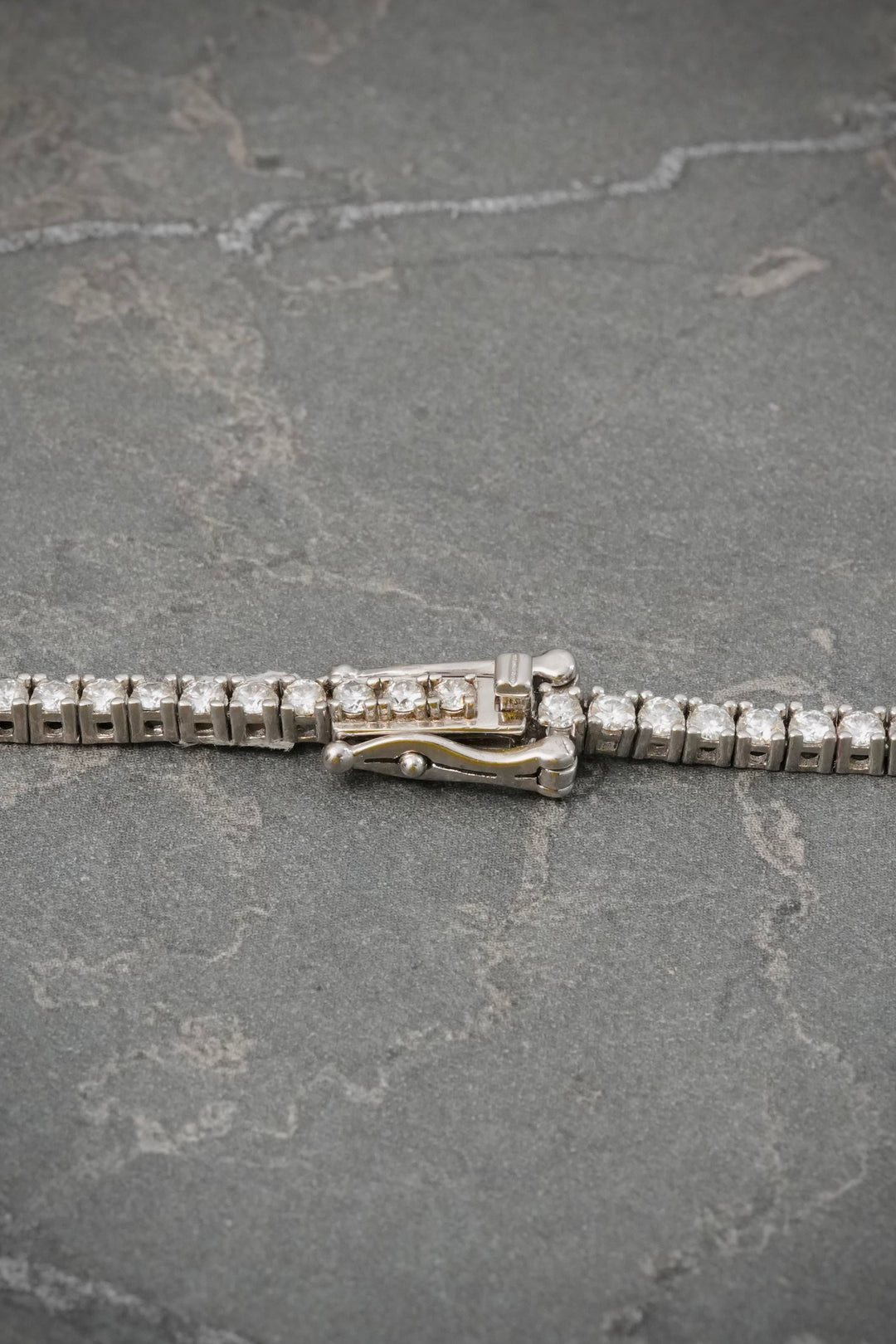 Cadena con 300pts de Moissanita 17gr / 47cm / 2.6mm — Plata 925