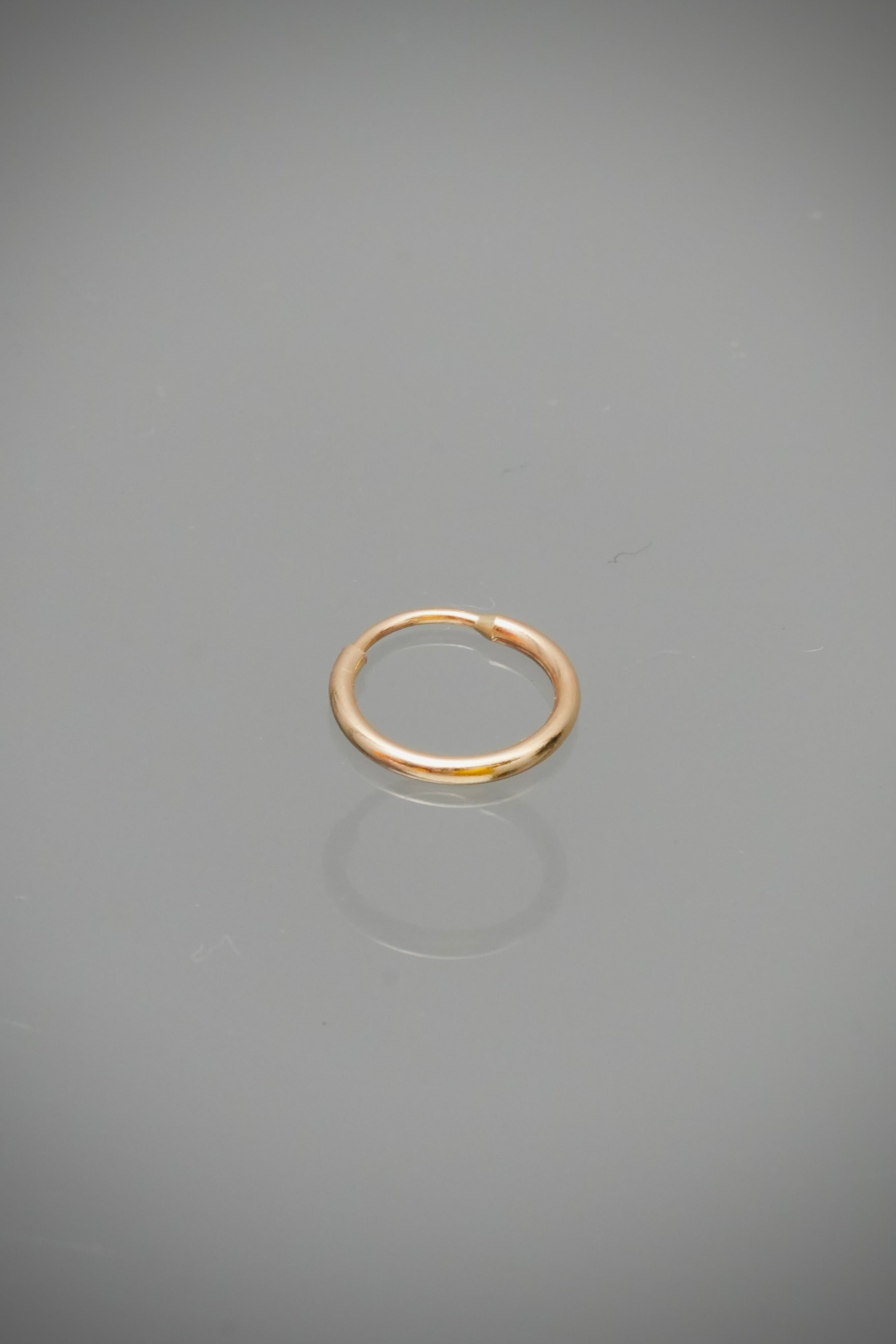 Unidad candongas Lisa 0.2gr / 0.9cm / 9mm — Oro Amarillo