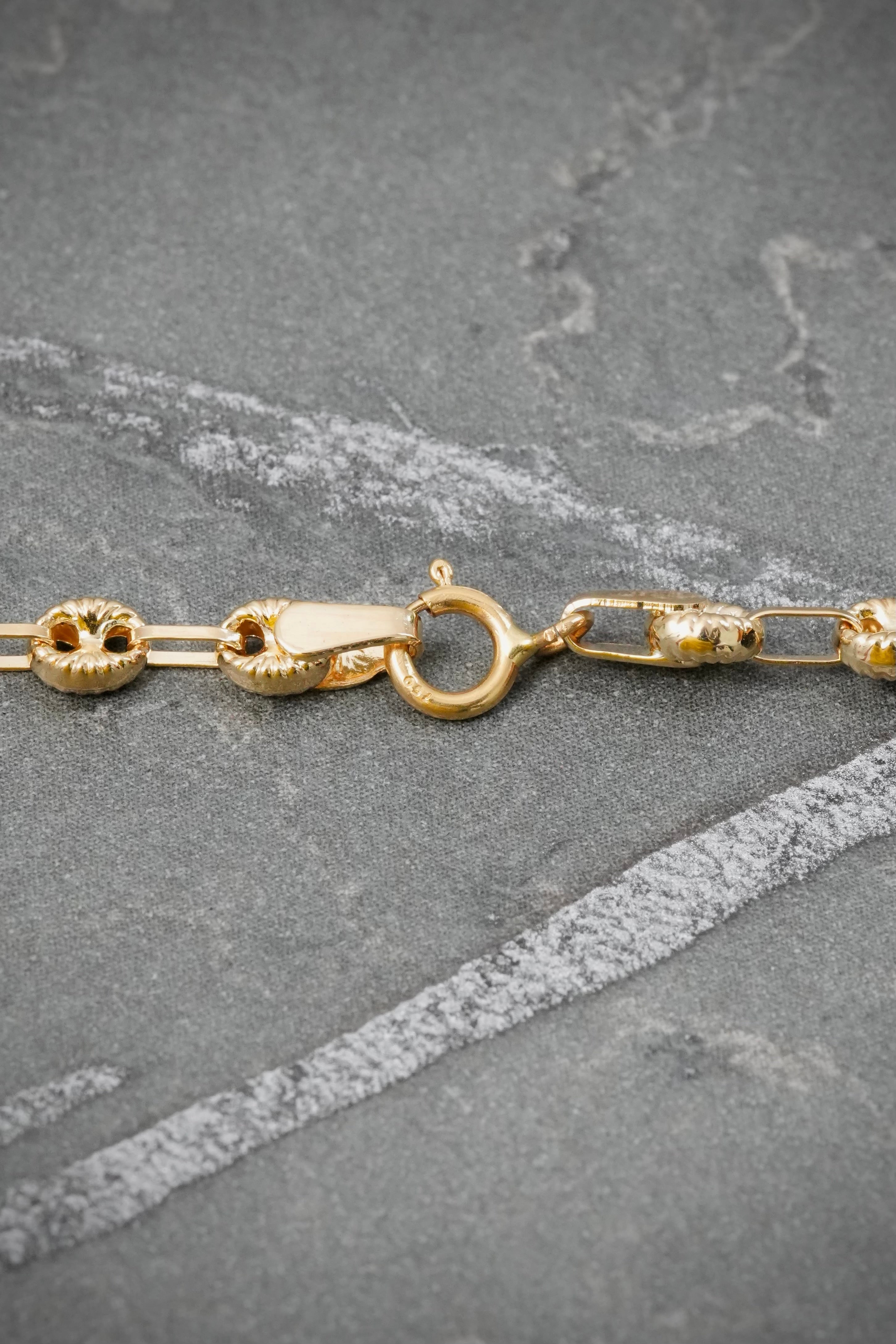 Cadena Gc Diamantada 5.05gr / 50cm / 3.3mm — Oro Amarillo