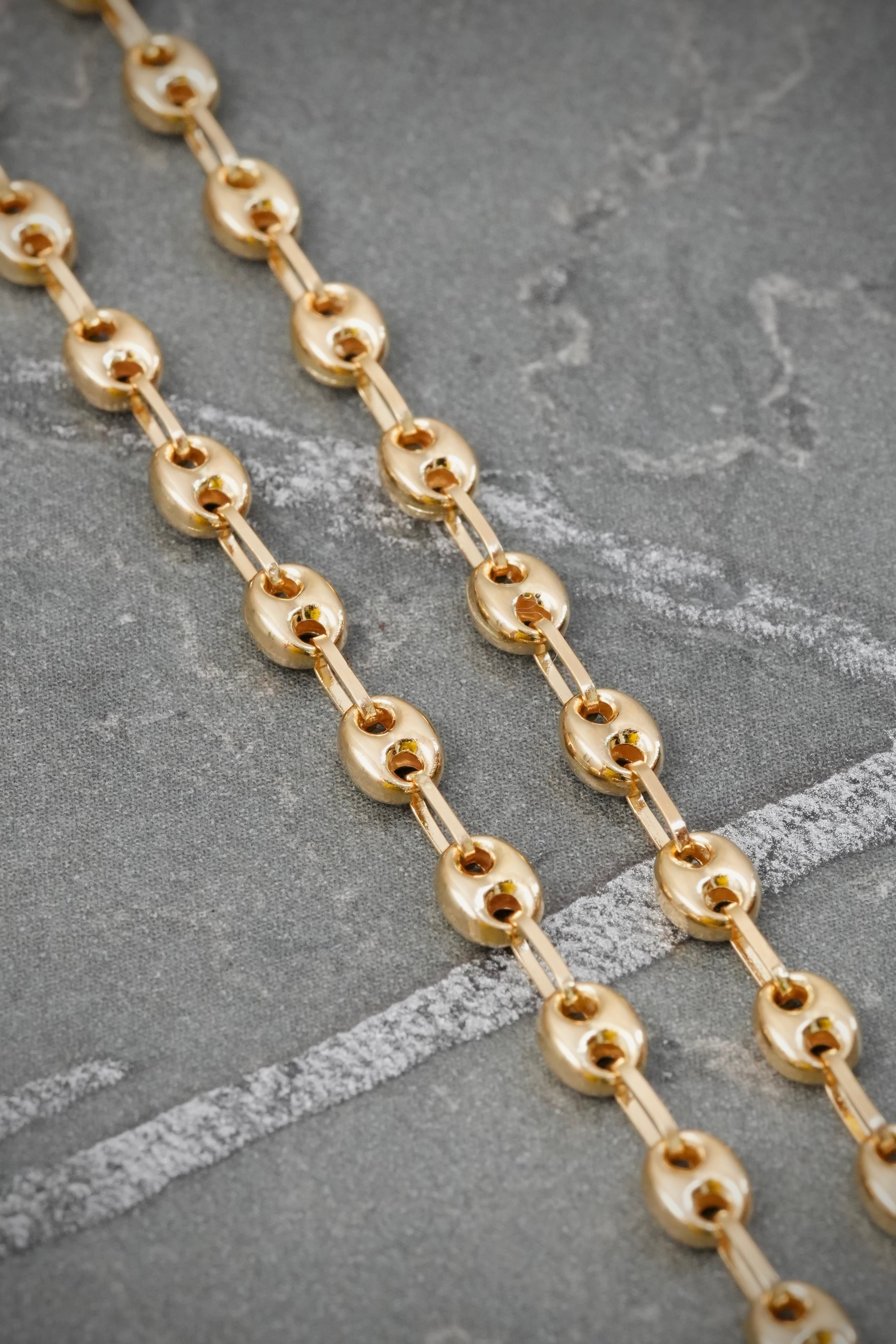 Cadena Gc 5.3gr / 50cm / 3.4mm — Oro Amarillo