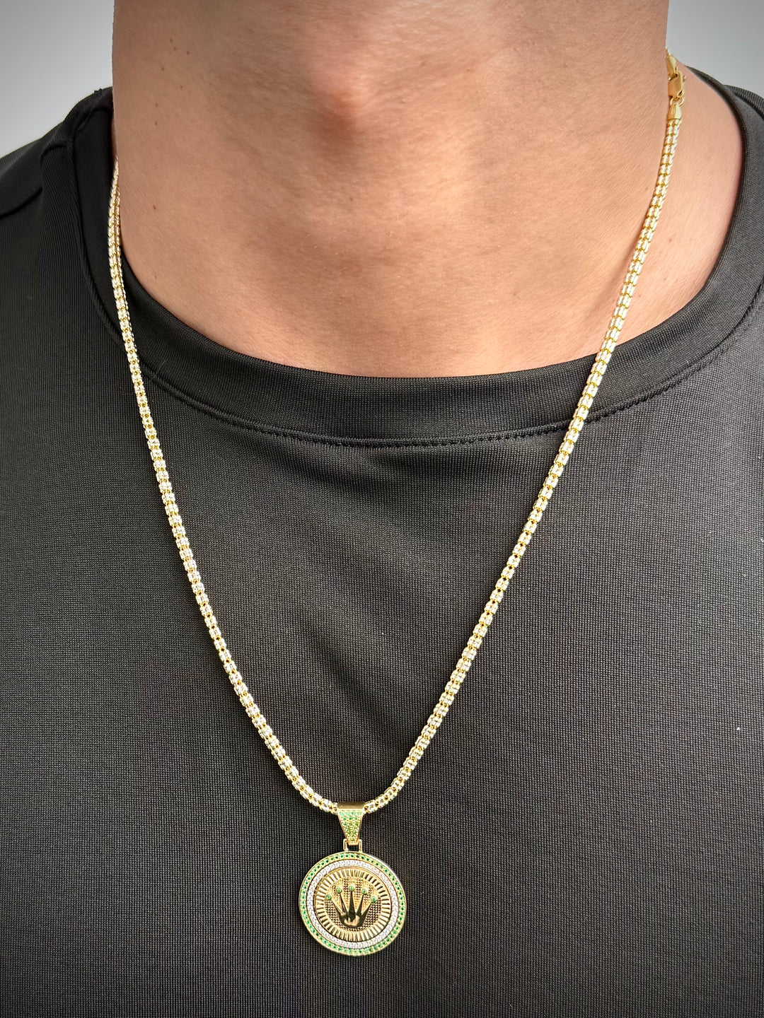 Dije Corona Rx 7gr / 3.7cm / 25mm — Oro Amarillo