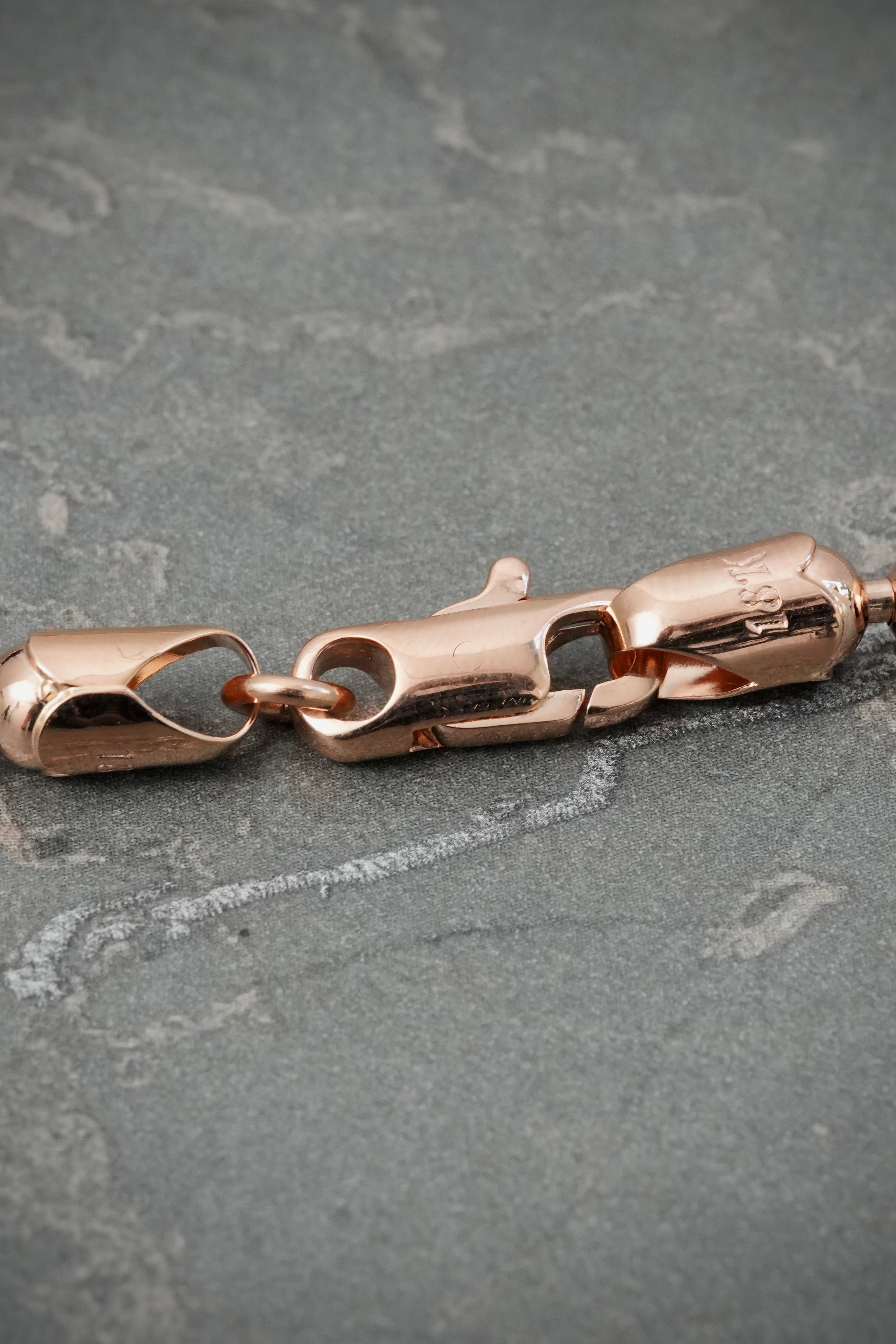 Cadena Rolon 19.9gr / 60cm / 4.5mm — Oro Rosado