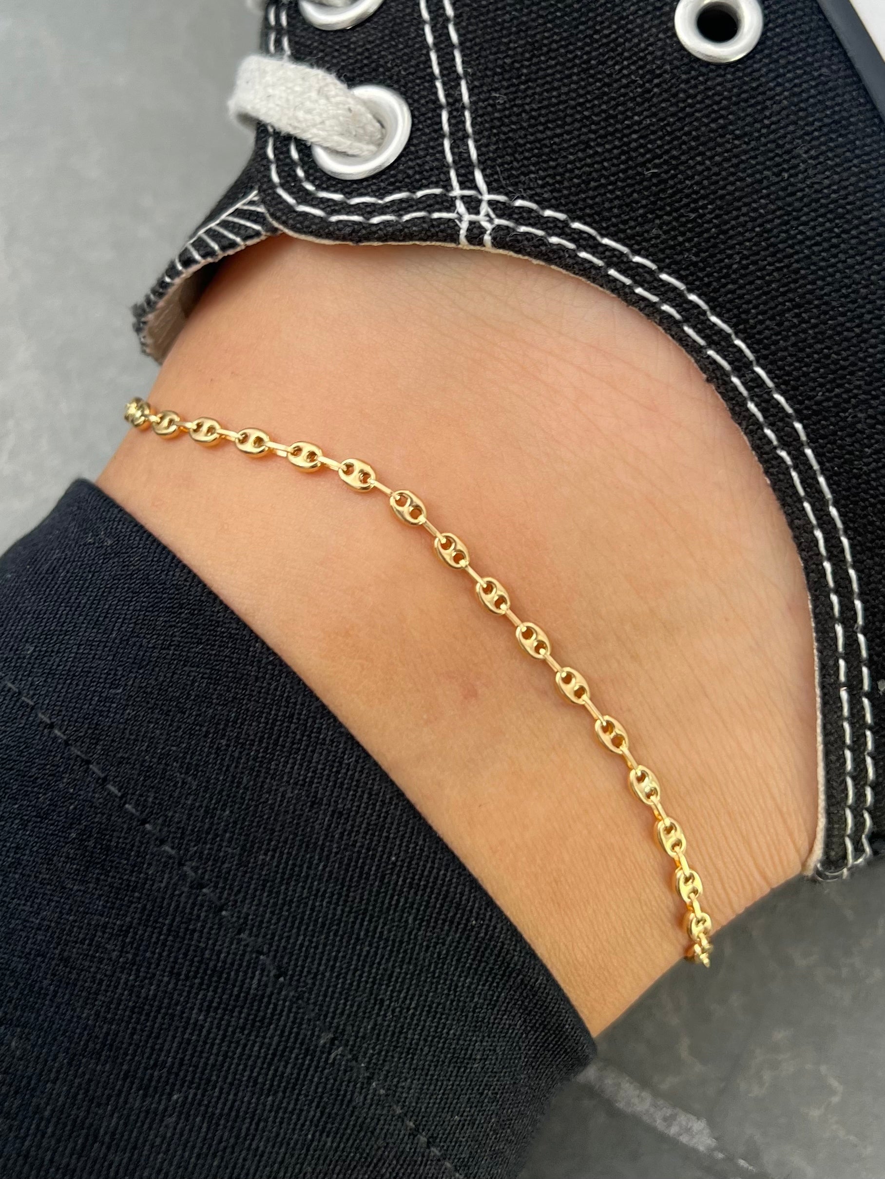 Tobillera gc 2.5gr / Largo 24cm / Oro Amarillo Nac B