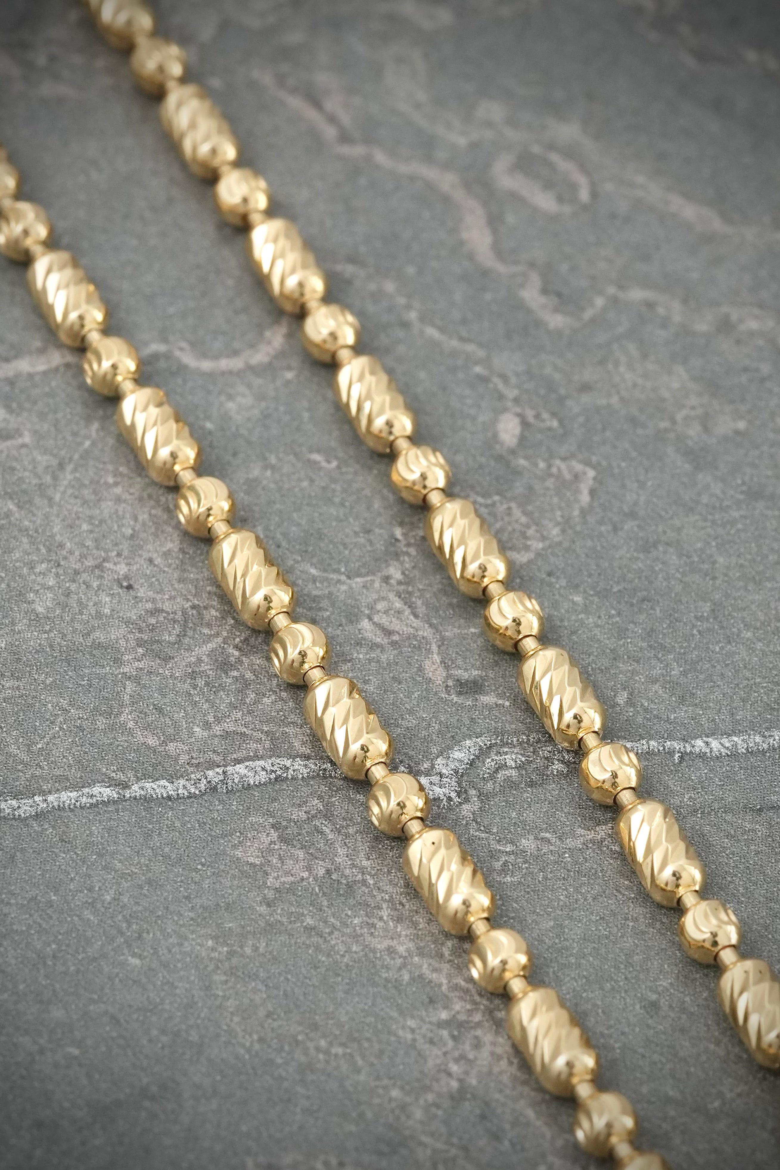 Cadena palito bolita 18gr / Largo 60cm / Oro Amarillo (Joya) B